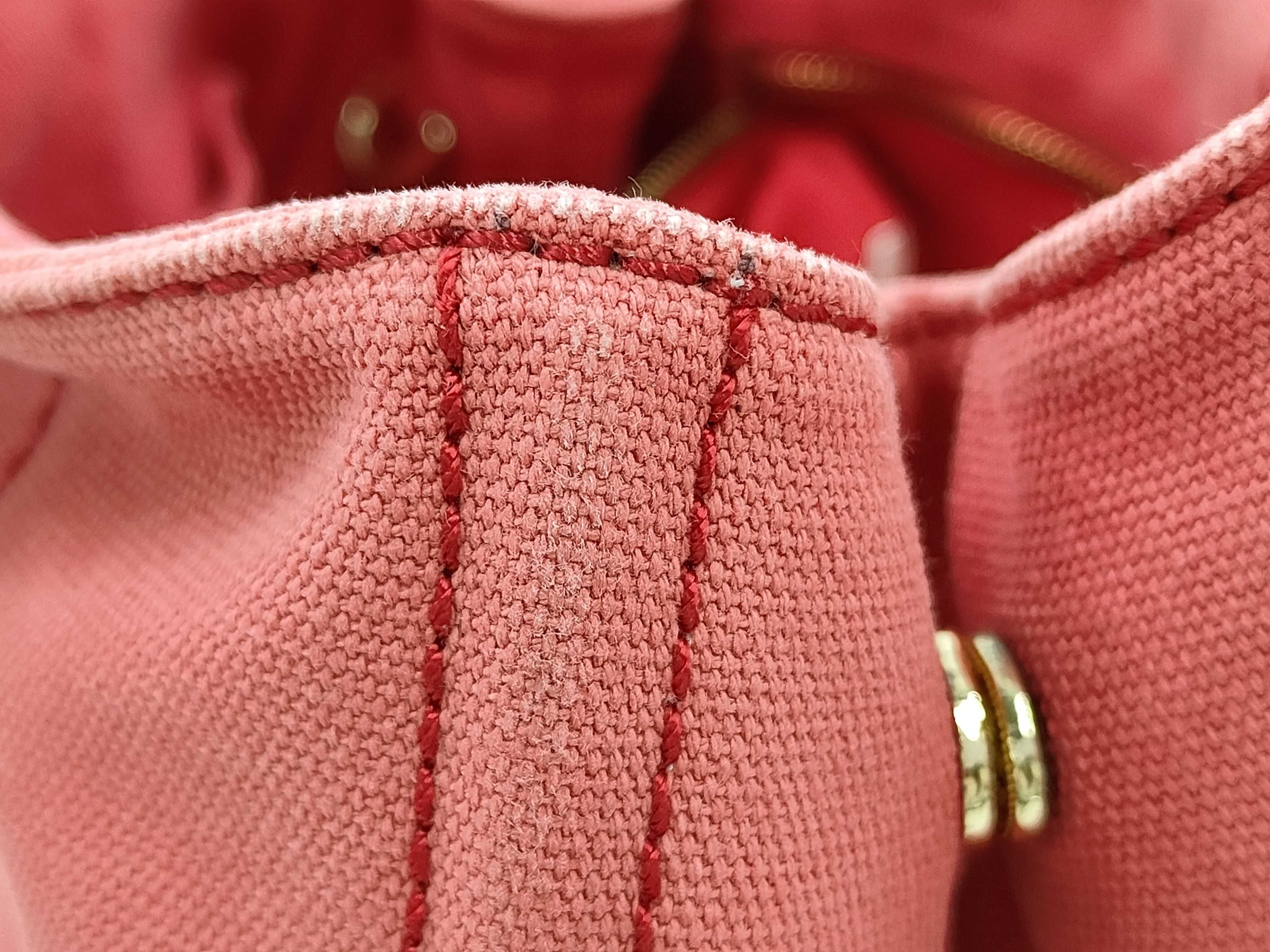BN1877 Canvas Canapa Tote Pink Tote Bag — view 9
