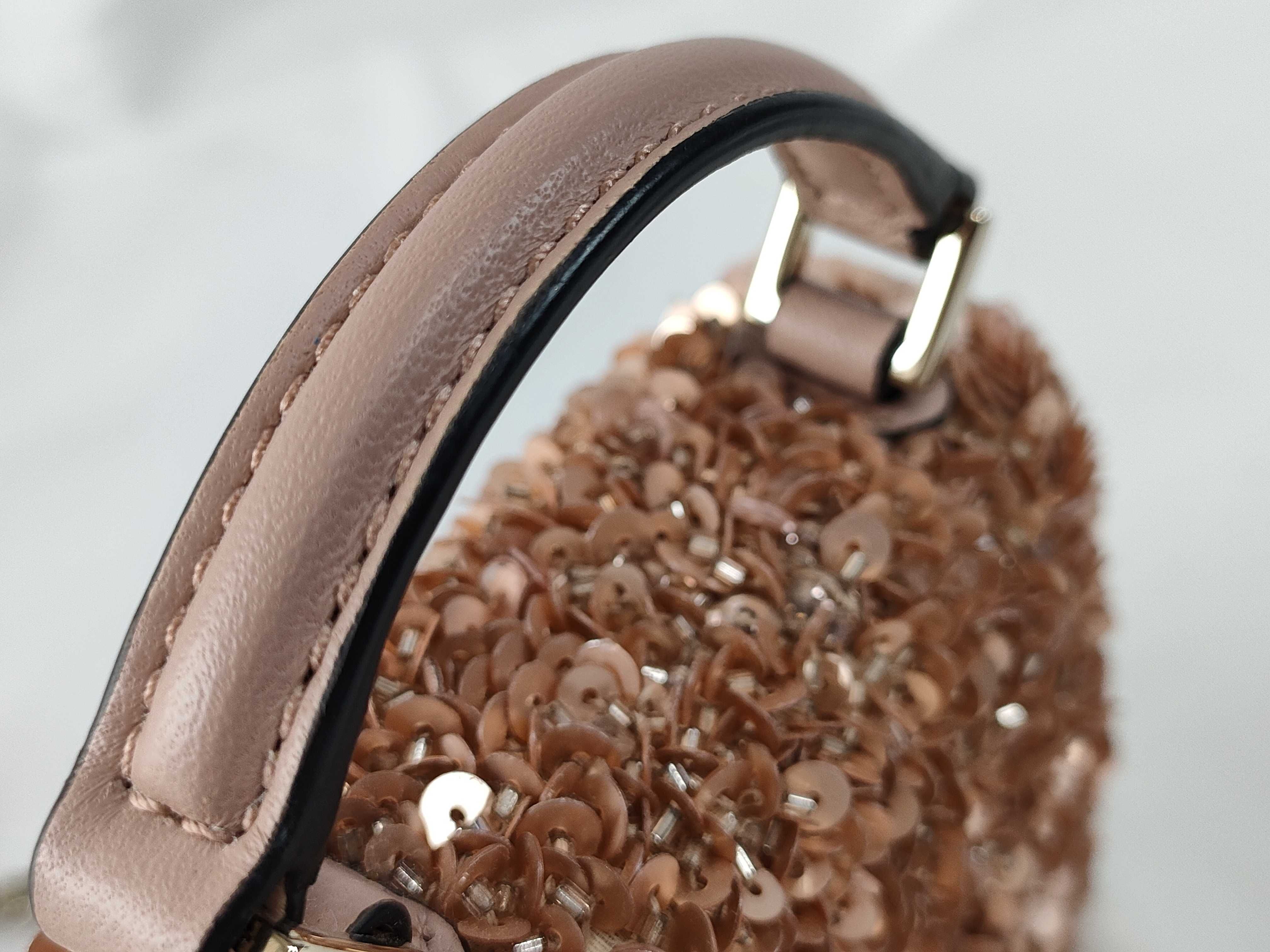 V-Sling Embroidered Leather x Crystal 2-Way Handbag — view 3