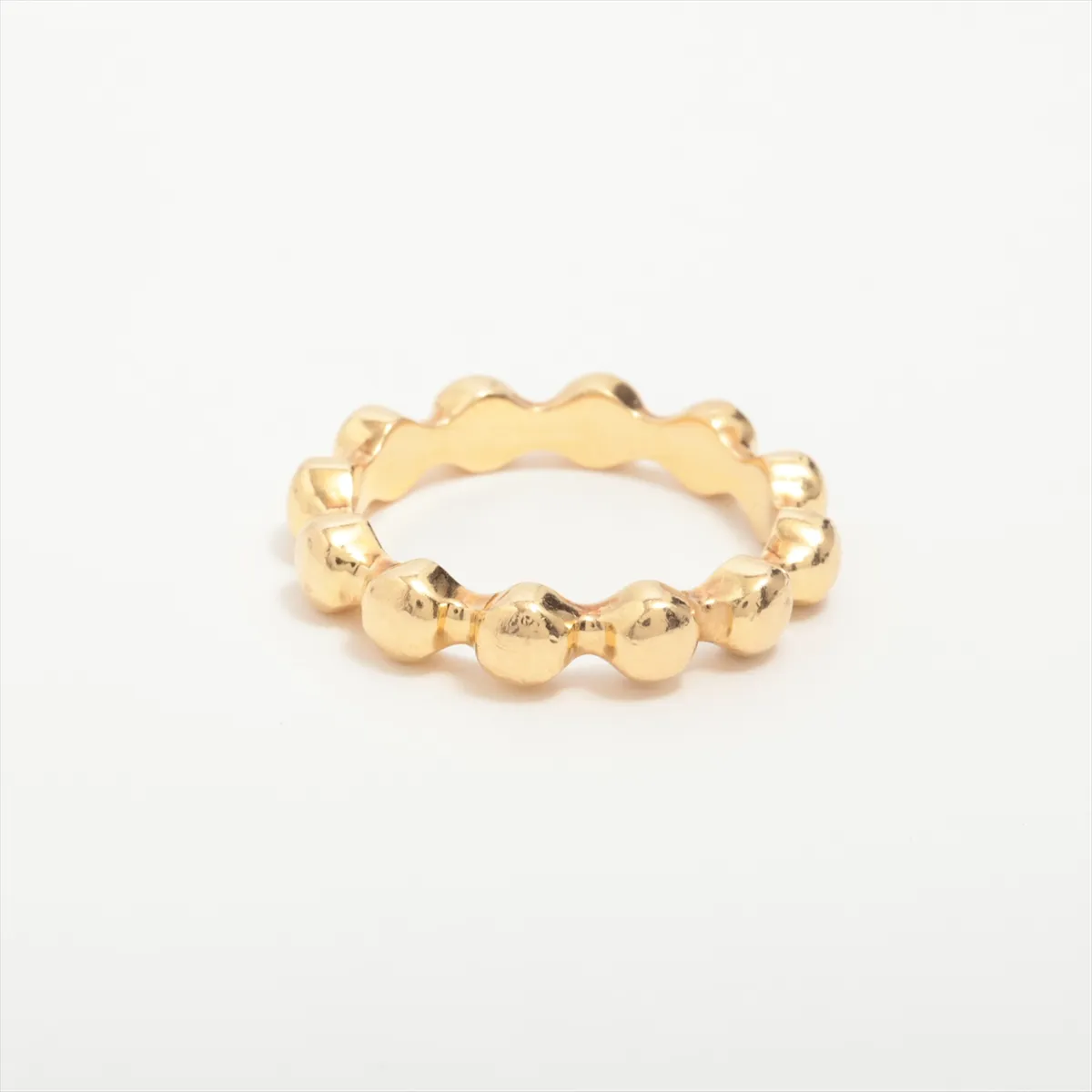 ring, metal content unknown (hallmark), 5.6g, 1A1161, dents. — view 2