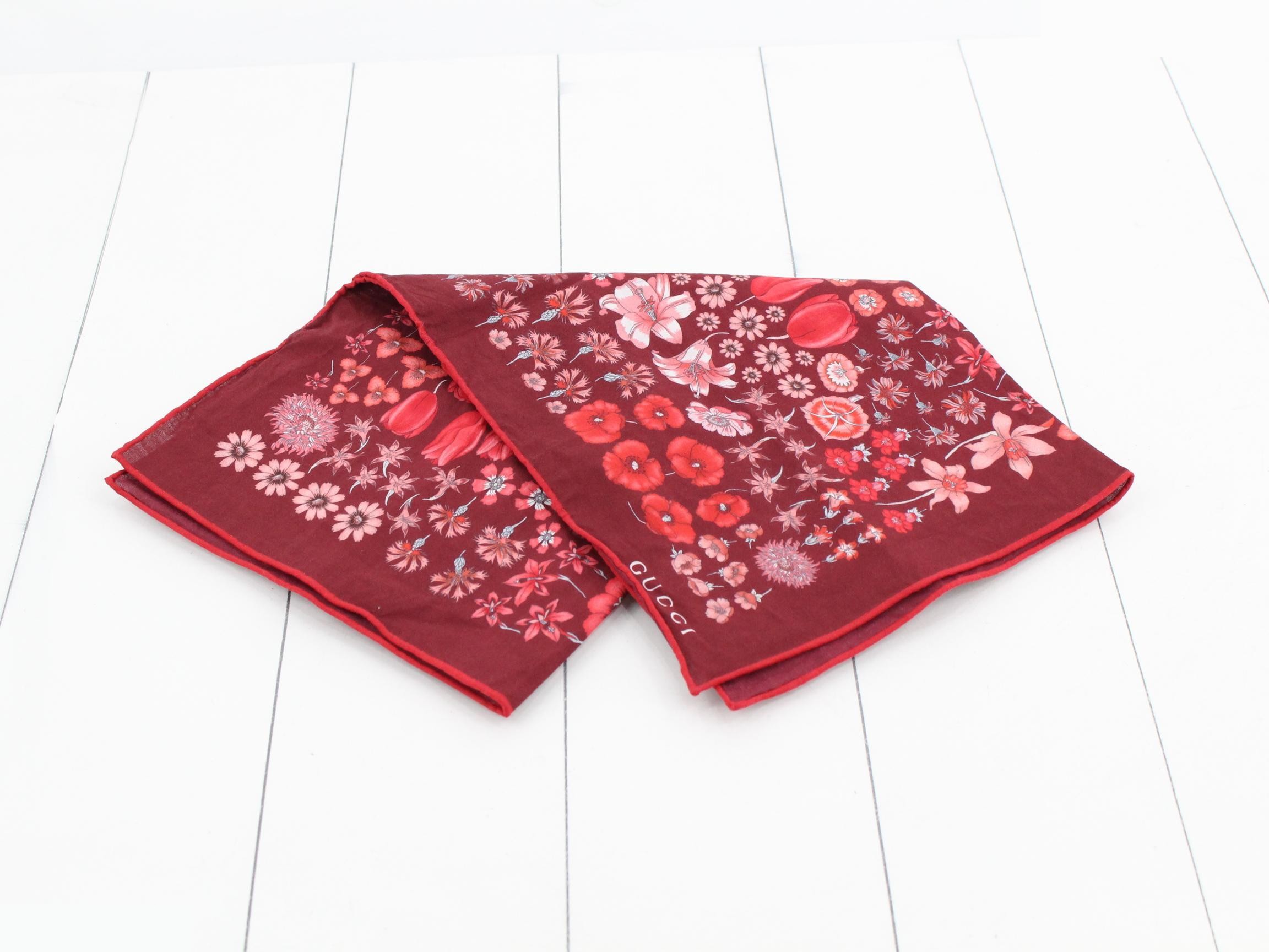scarf with tags — view 2