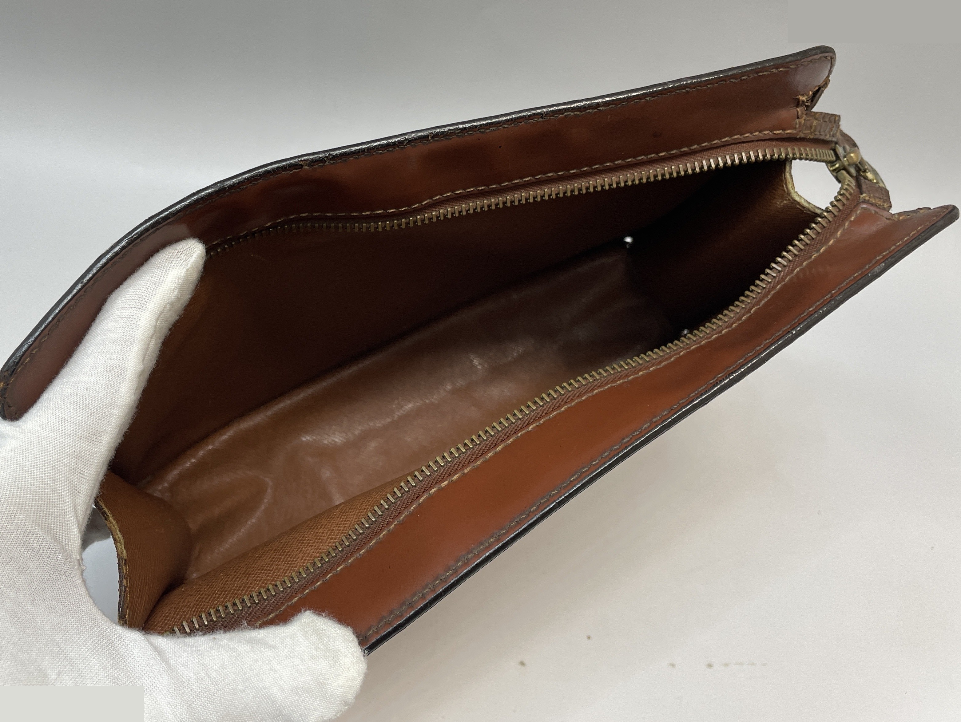 Monogram Pochette Homme Second Bag, Brown — view 7