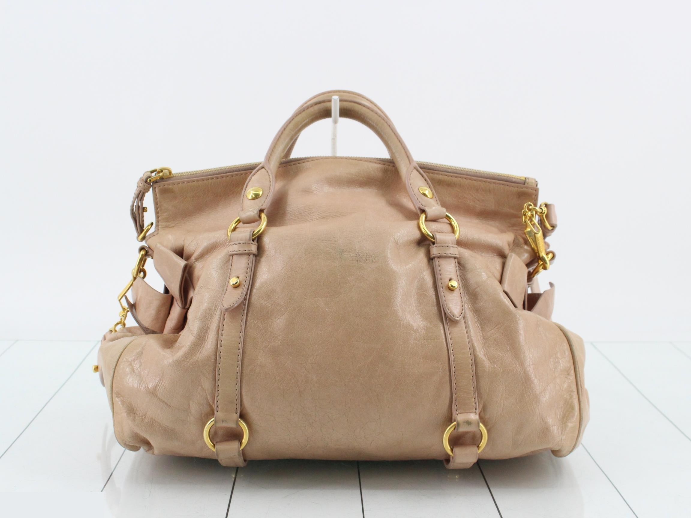 Leather tote bag, 2-way — view 2