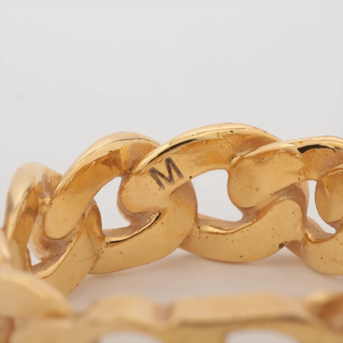 CD ICON Chain Link Ring M GP Gold - Dents, — view 4
