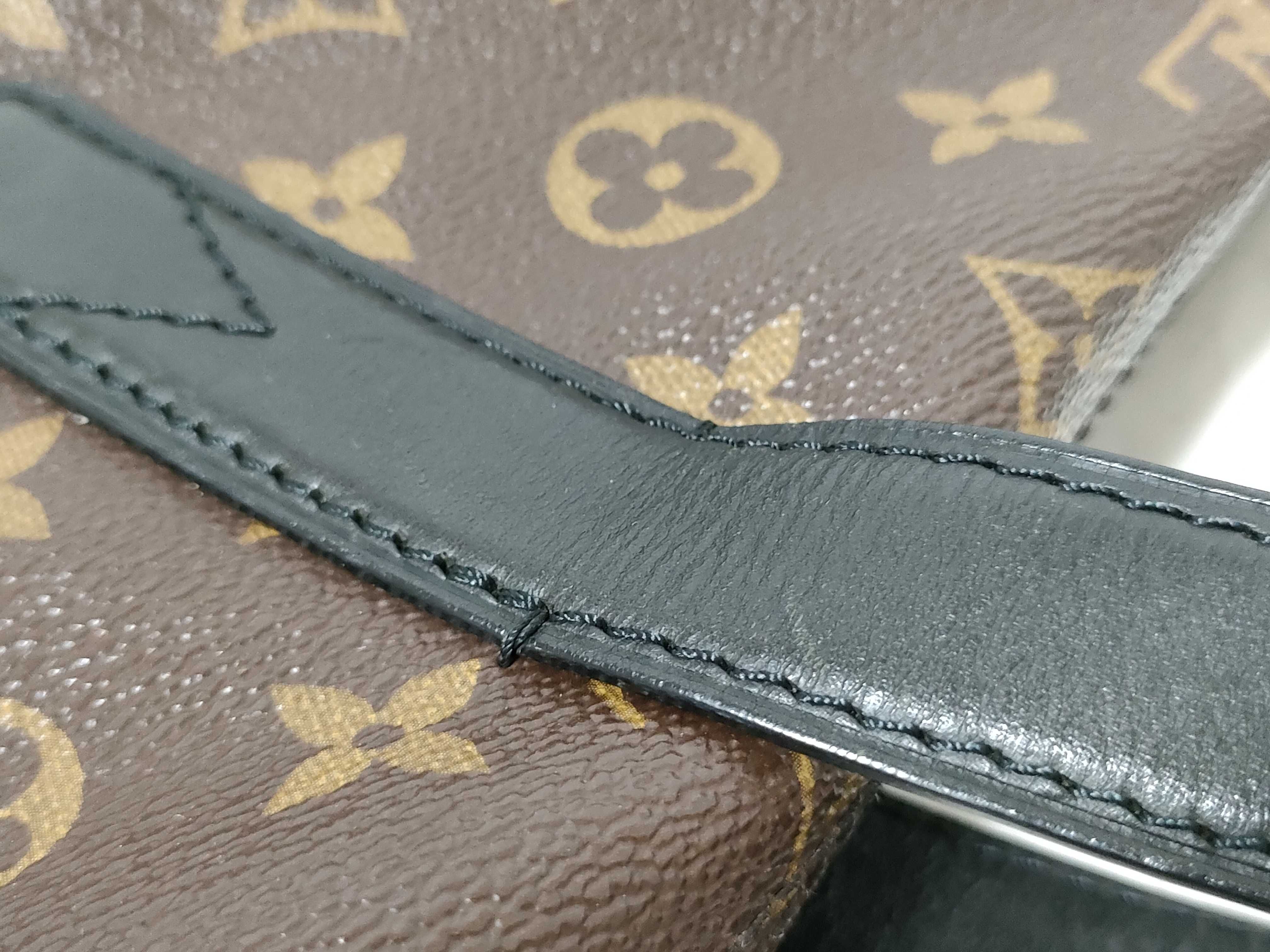 Monogram Bag LV M56708 Monogram Macassar Davis Brown Strap Handbag — view 5