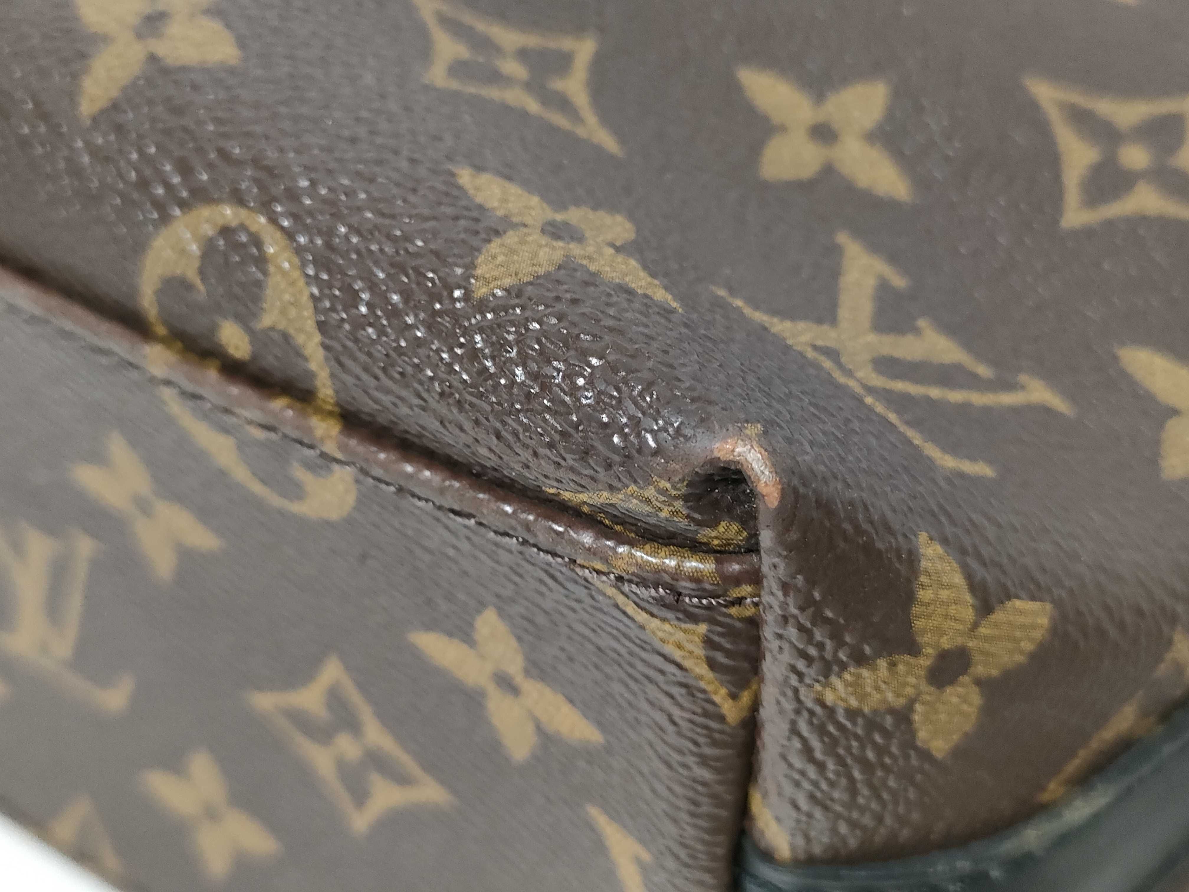Monogram Bag LV M56708 Monogram Macassar Davis Brown Strap Handbag — view 6