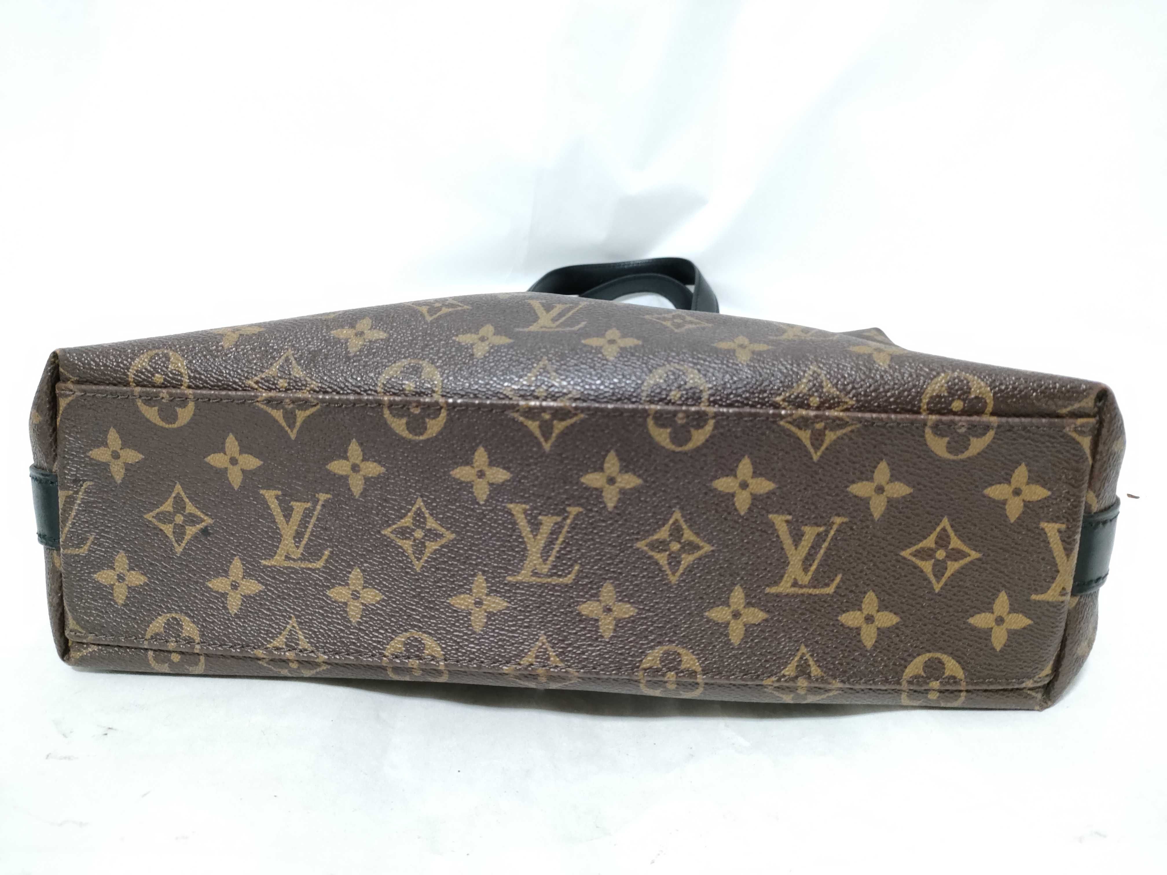 Monogram Bag LV M56708 Monogram Macassar Davis Brown Strap Handbag — view 7