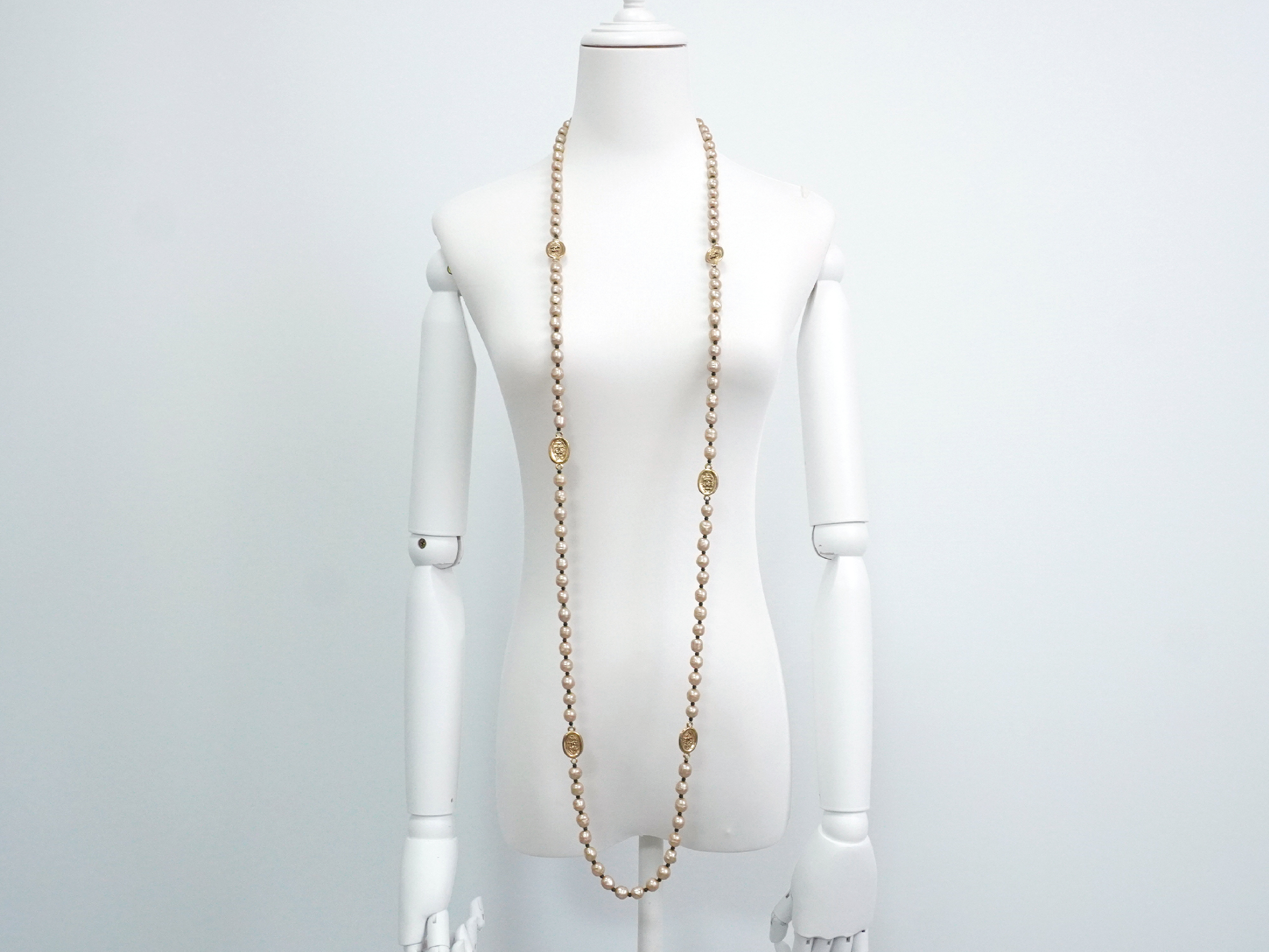 Coco Mark Faux Pearl Long Necklace — view 11