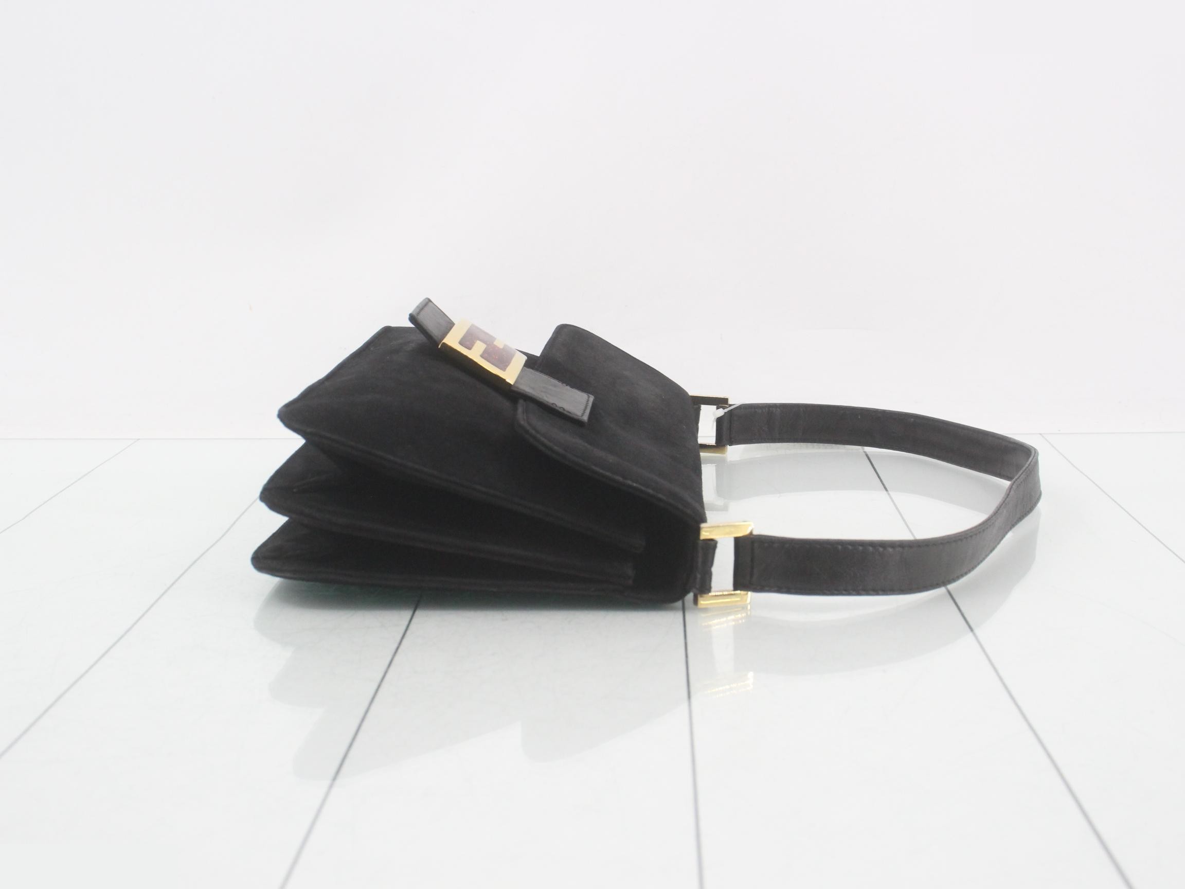 Mamma Bucket Suede Shoulder Bag — view 3