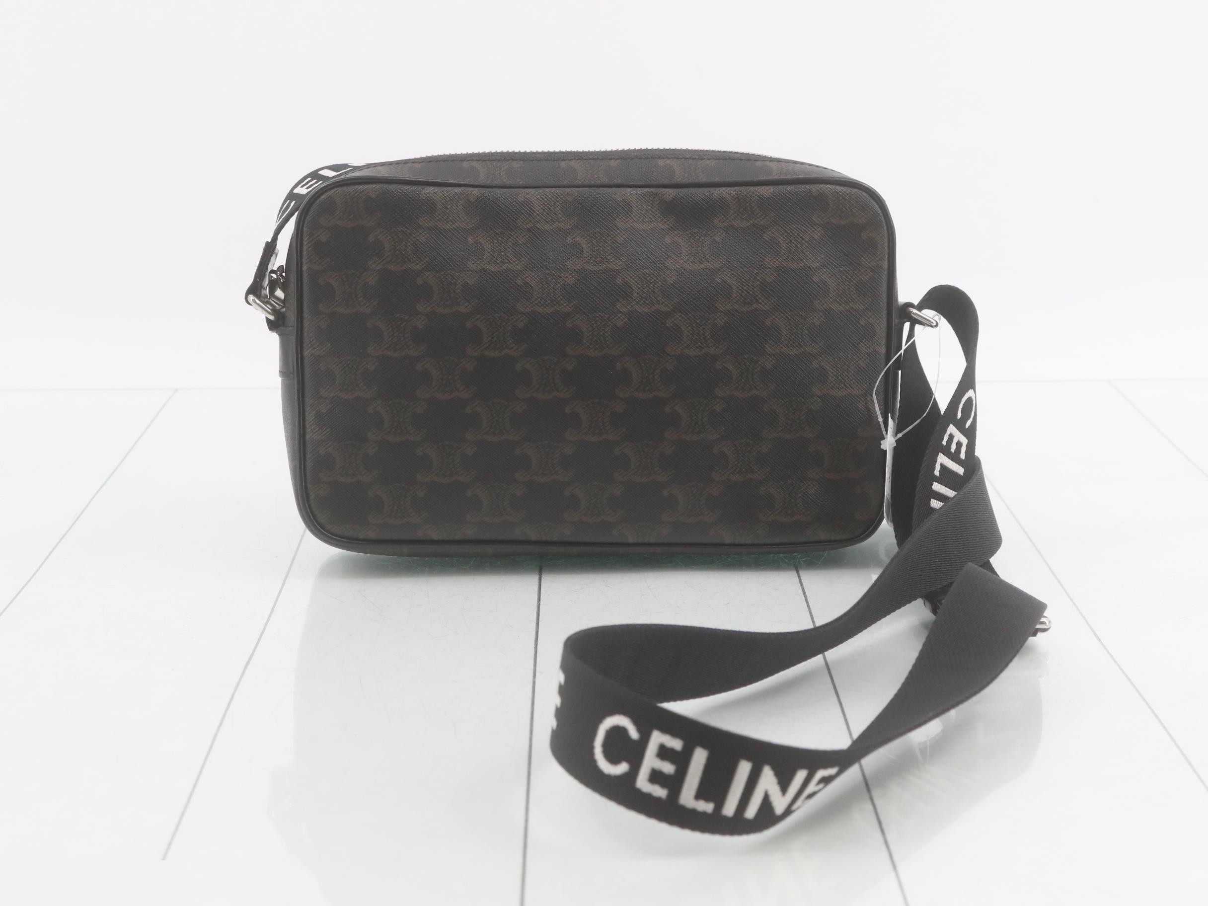 Macadam pattern shoulder bag