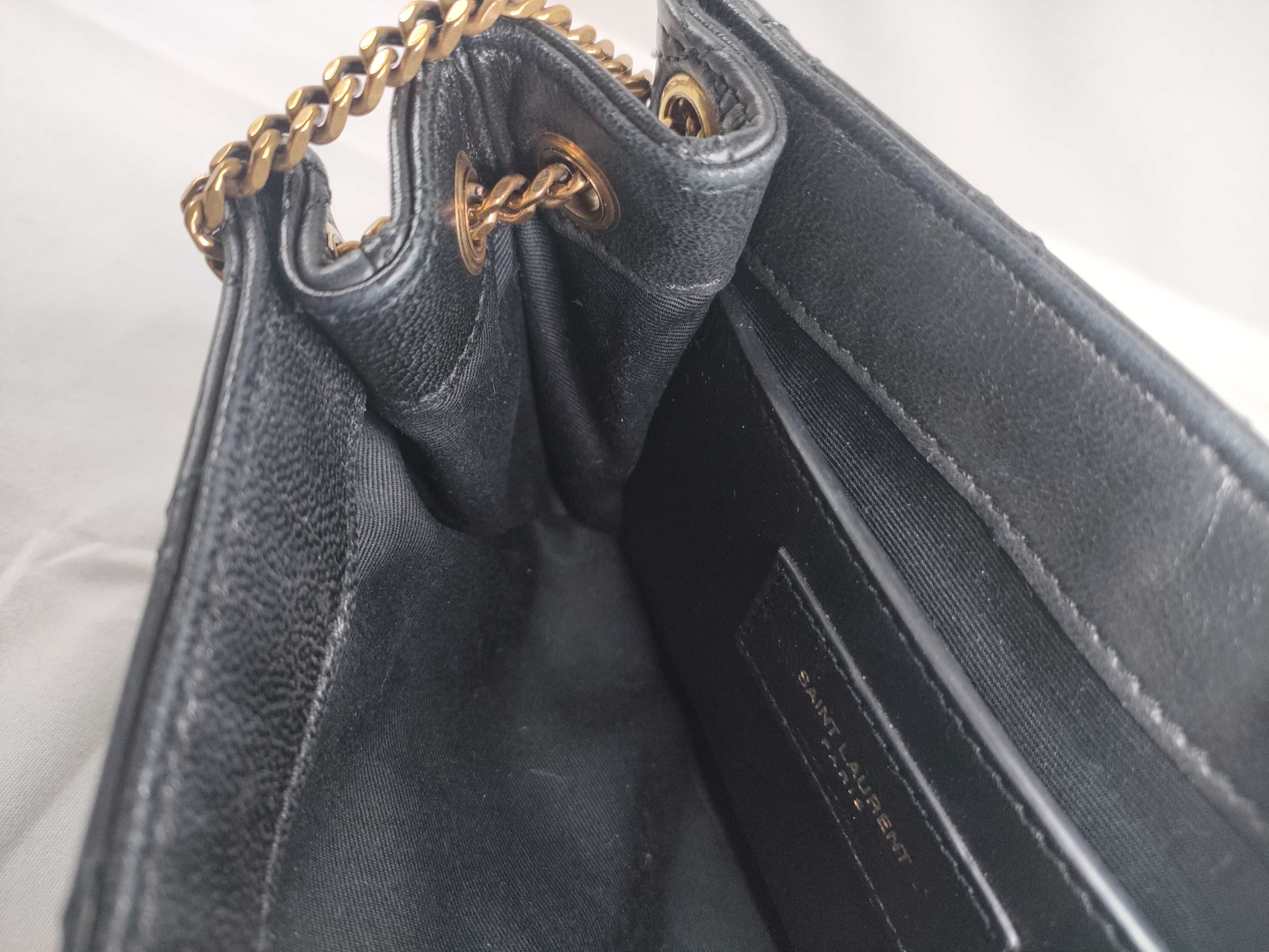 Mini Nolita Leather Chain Shoulder Bag, Black, 672738 (Shoulder Bag) — view 10