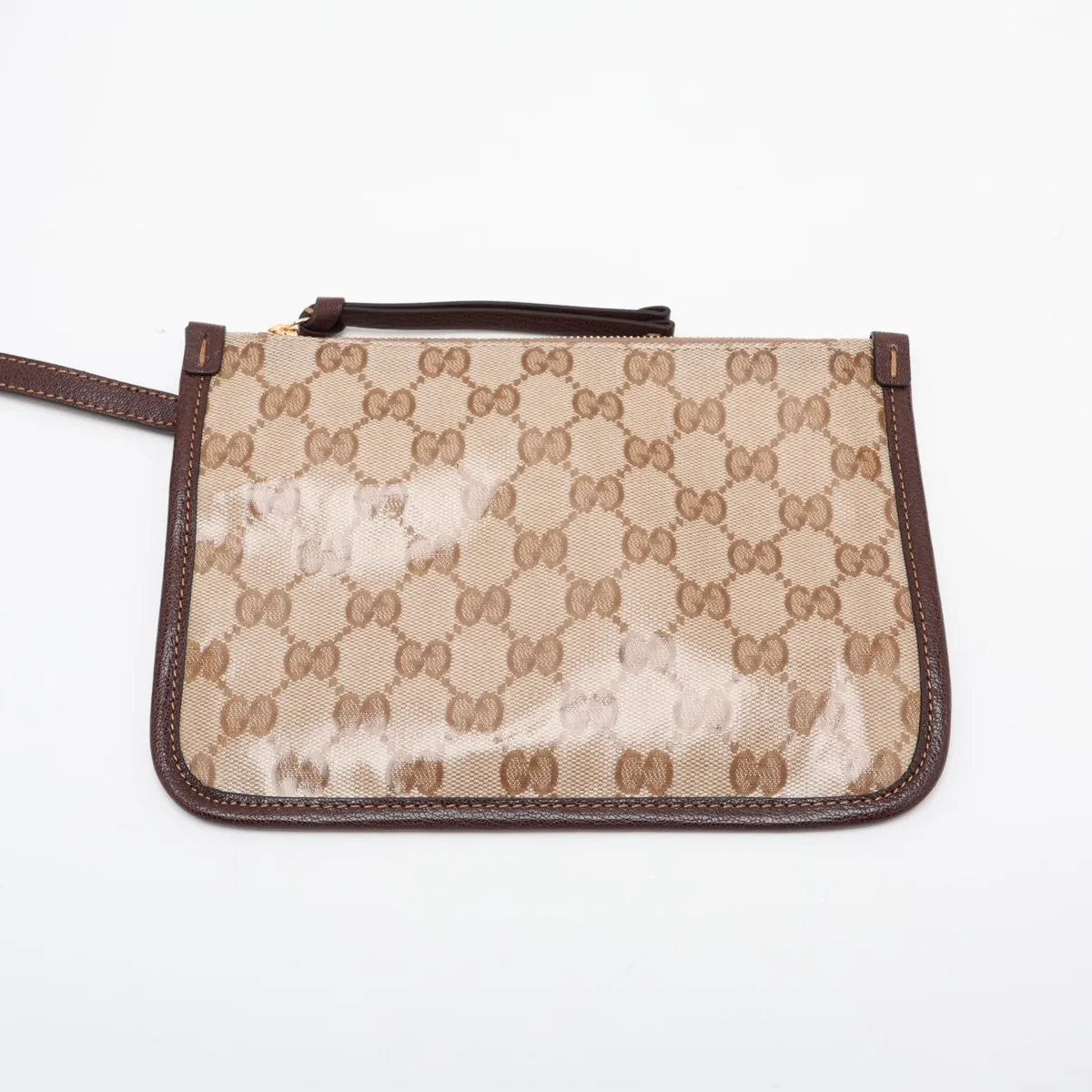 GG Crystal Giglio Large Coated Canvas and Leather Tote Bag, Beige x Brown, 853971 — view 10