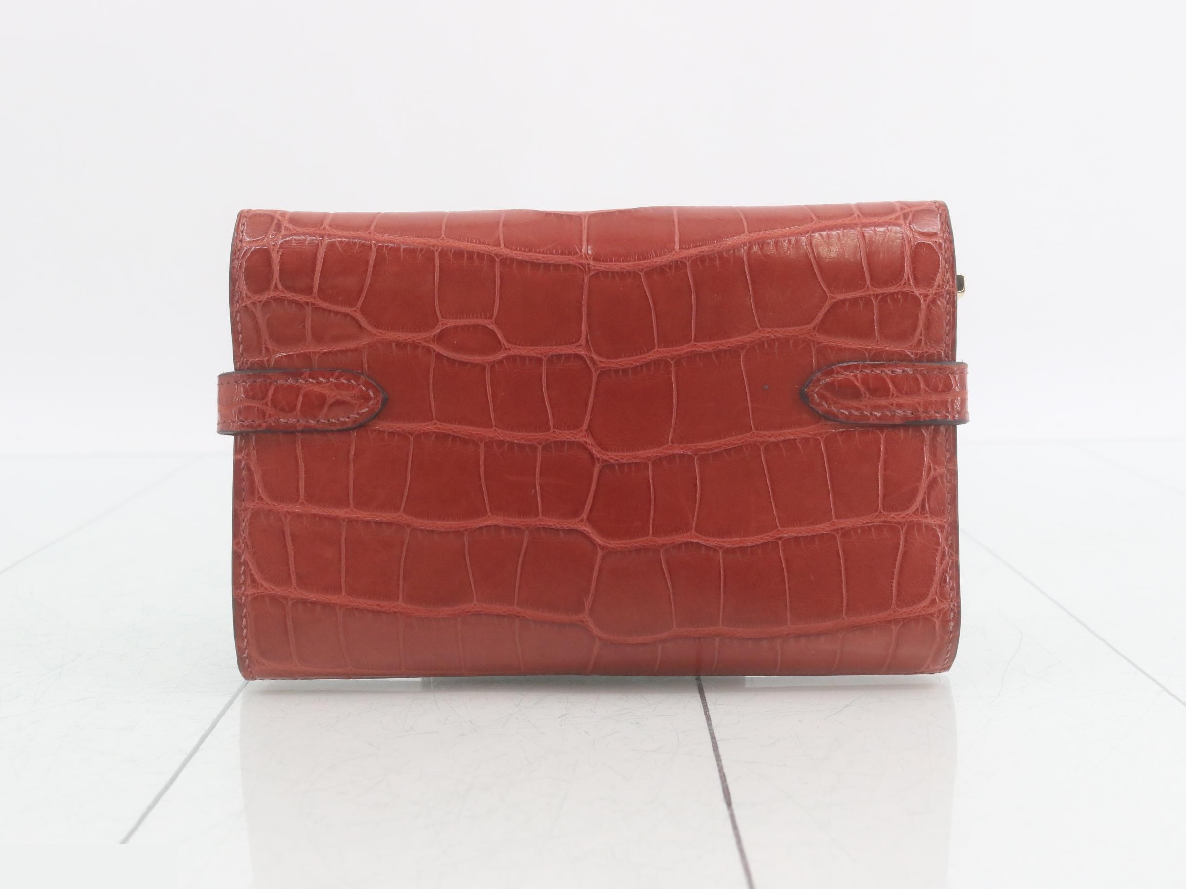Kelly Wallet, Tri-fold Wallet, M Stamp — view 2