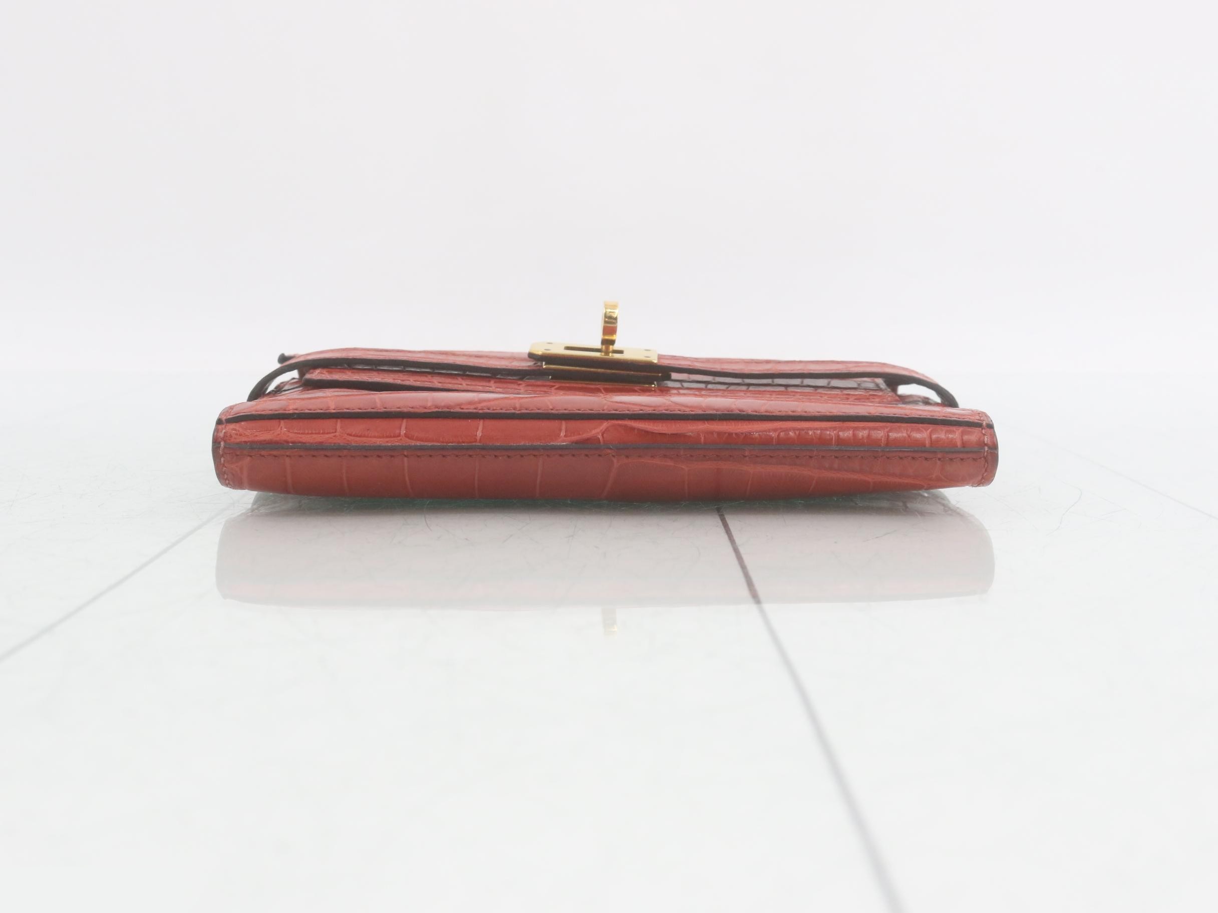Kelly Wallet, Tri-fold Wallet, M Stamp — view 3