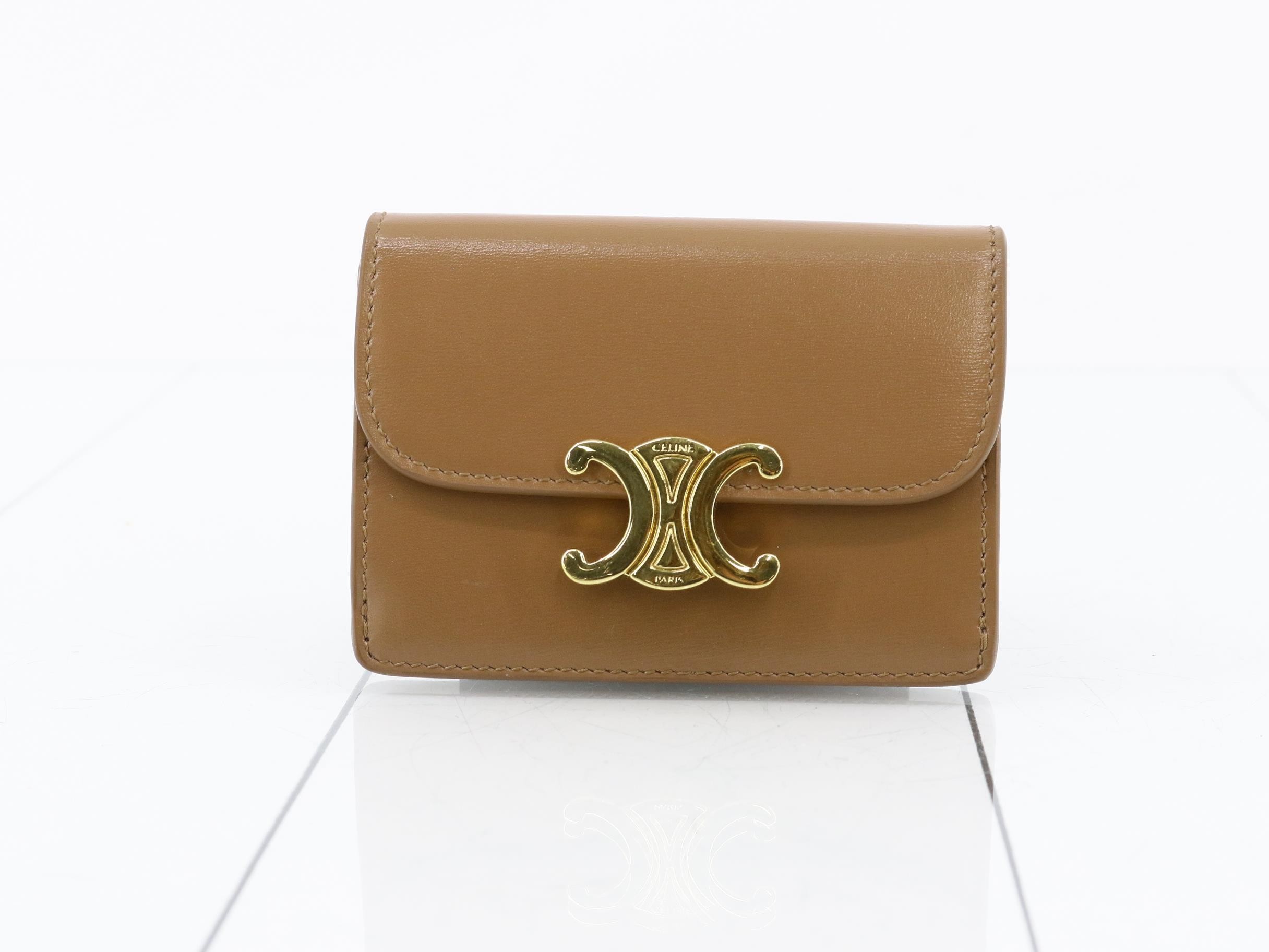 Triomphe Card Case, Brown