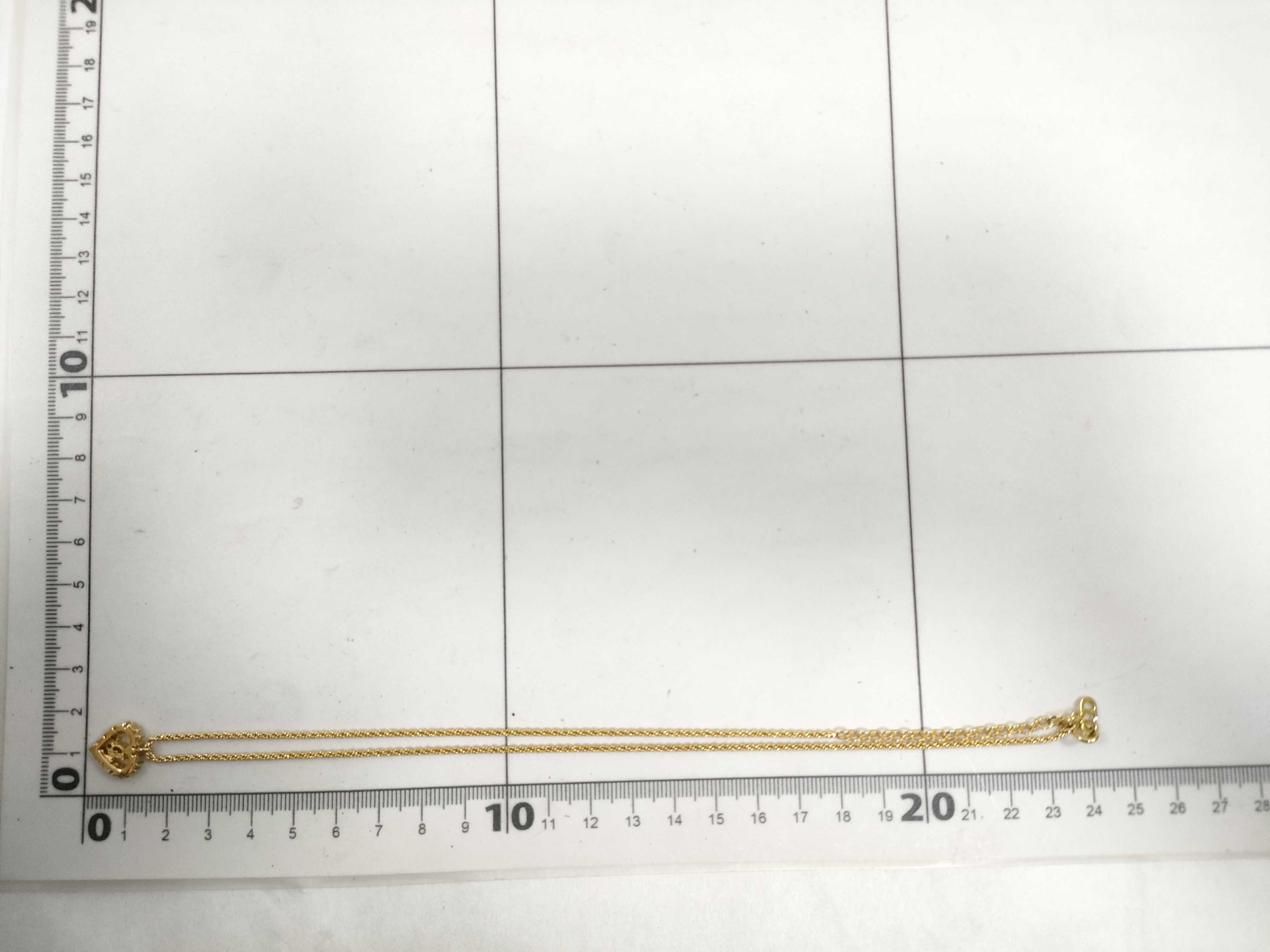 Gold Heart Necklace — view 10