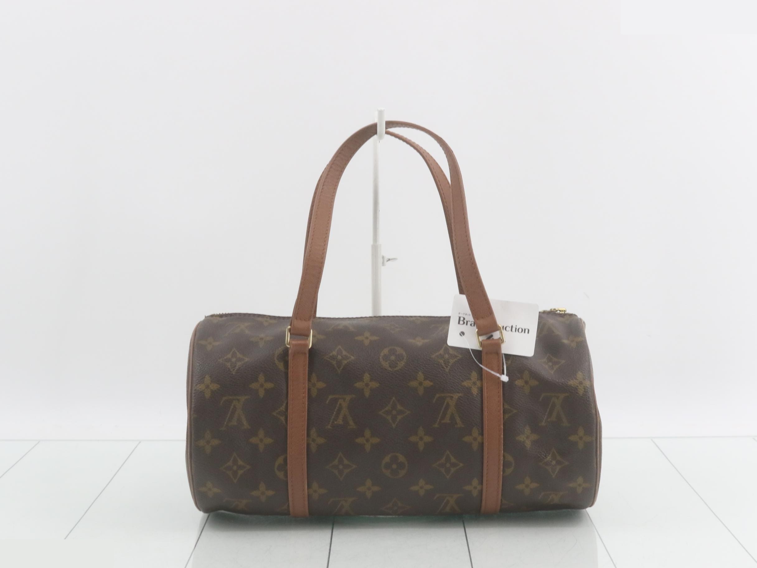 Monogram Papillon 30 handbag with pouch — view 2