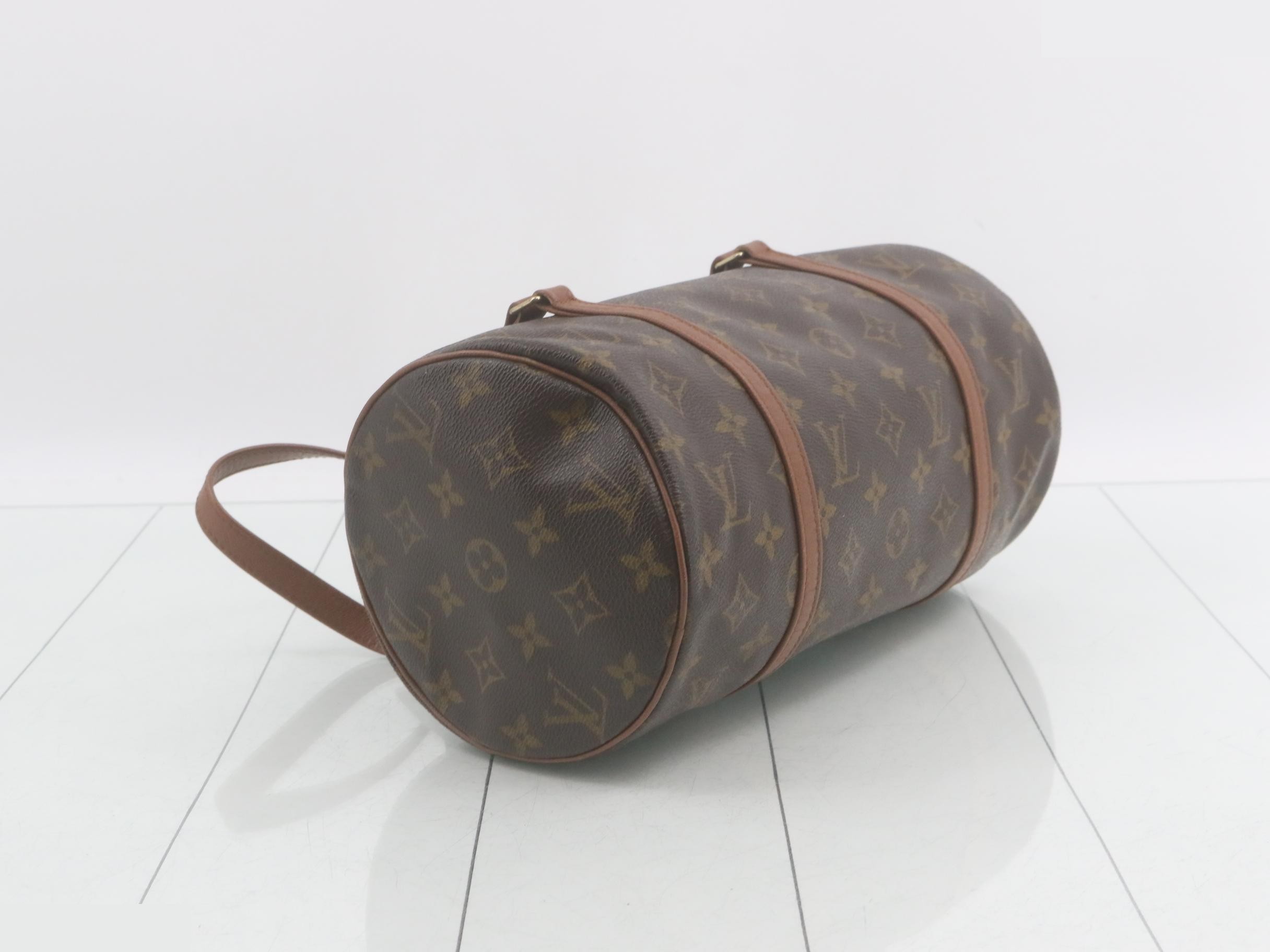 Monogram Papillon 30 handbag with pouch — view 5