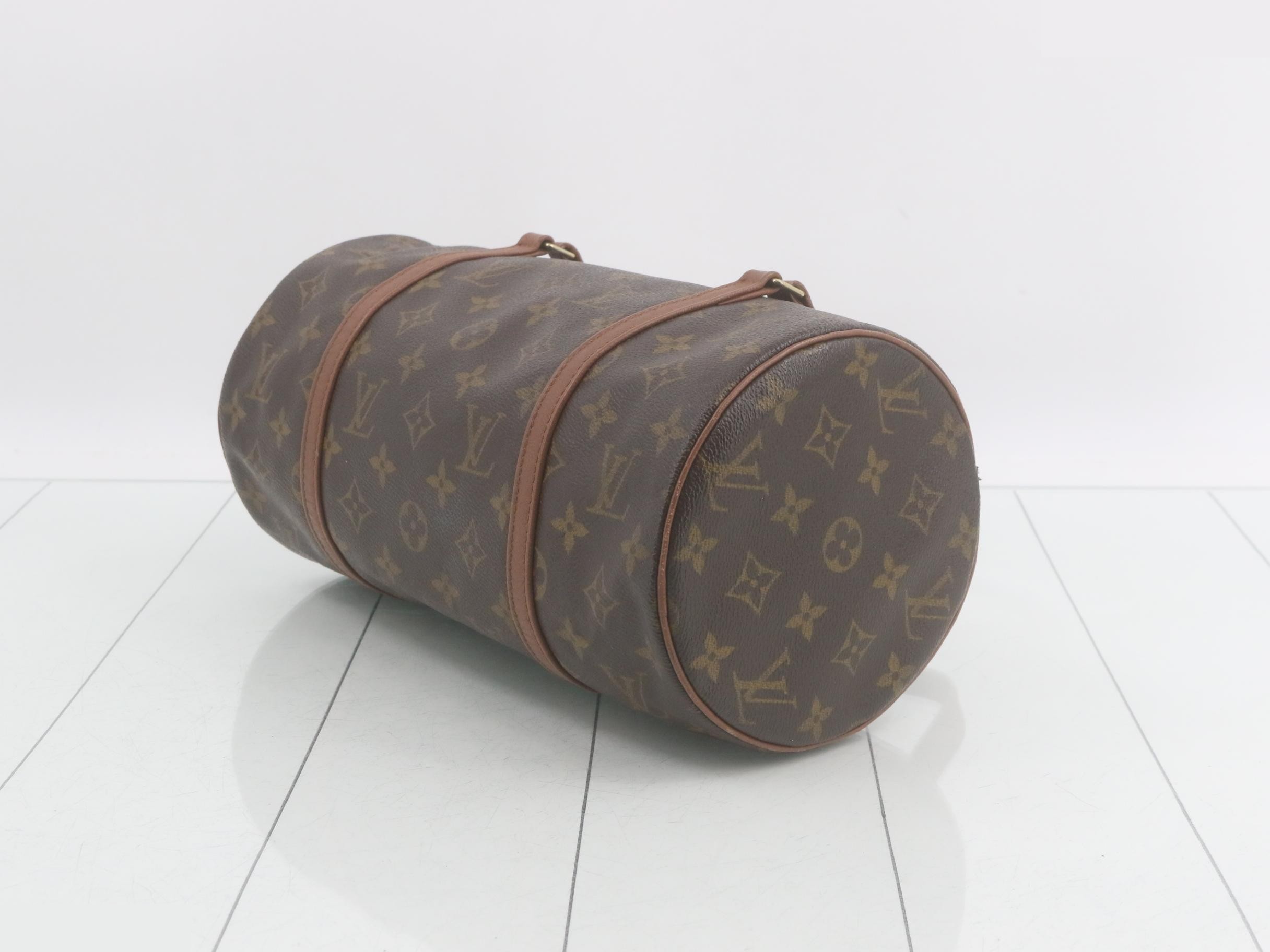 Monogram Papillon 30 handbag with pouch — view 6
