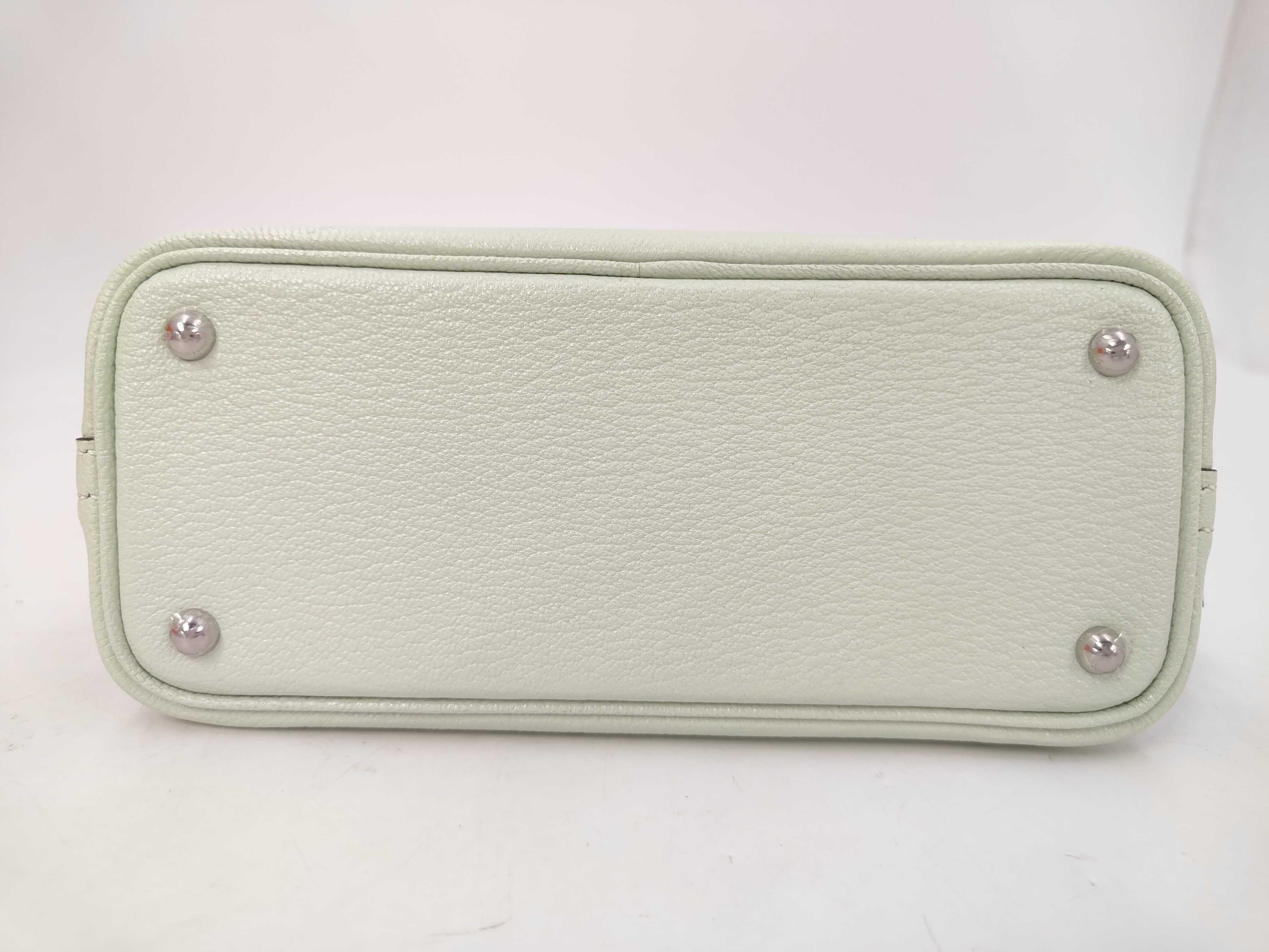 Mini Bolide 1923 Chevre Leather Vert Fizz B Stamp Handbag — view 4