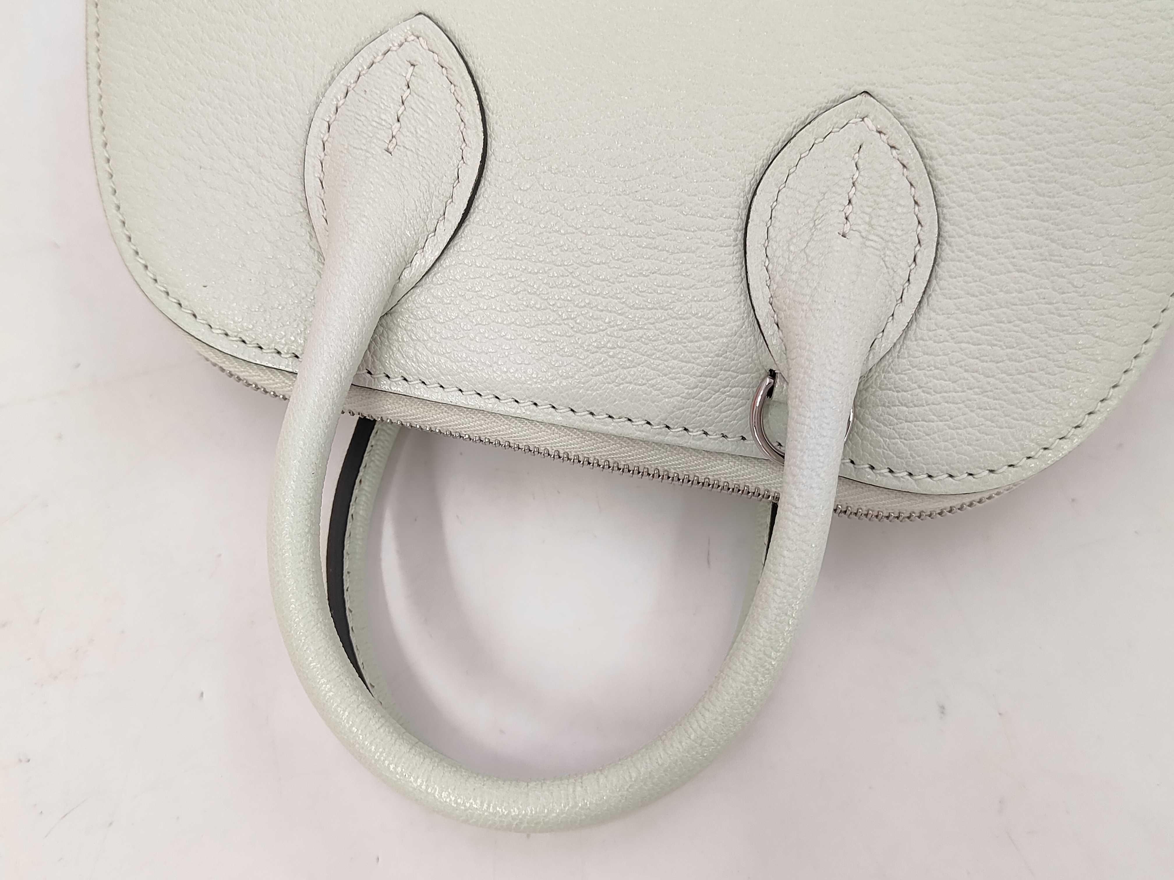 Mini Bolide 1923 Chevre Leather Vert Fizz B Stamp Handbag — view 5