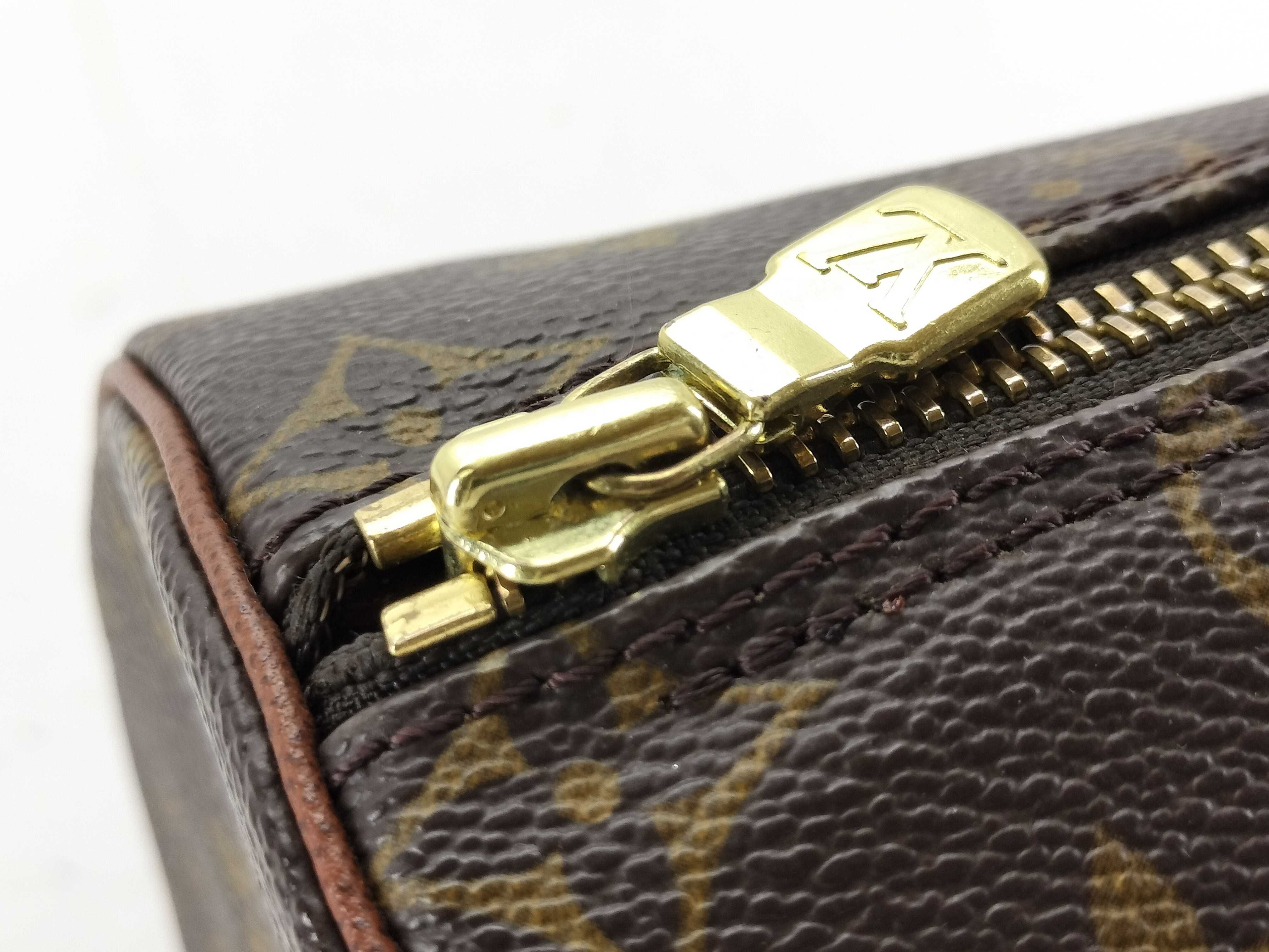 Monogram Papillon 26 (older model) handbag with dust bag — view 13