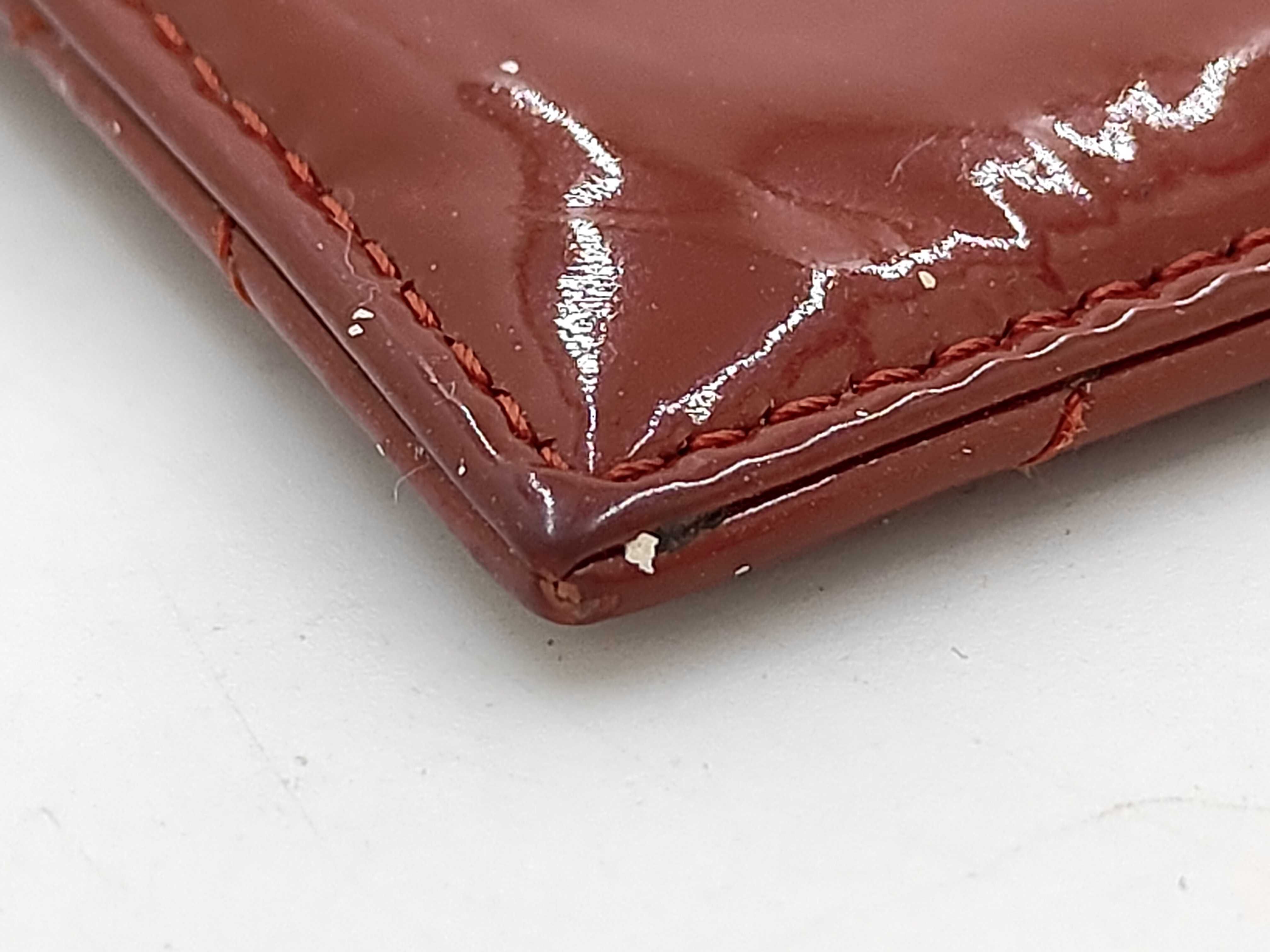 card case, Matelassé red, serial number 15 series, card case/pass case/business card holder. — view 3