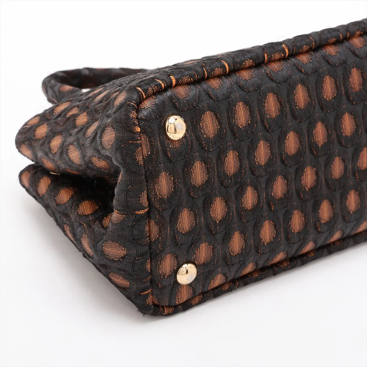 Canapa Canvas 2-Way Handbag, Brown — view 4