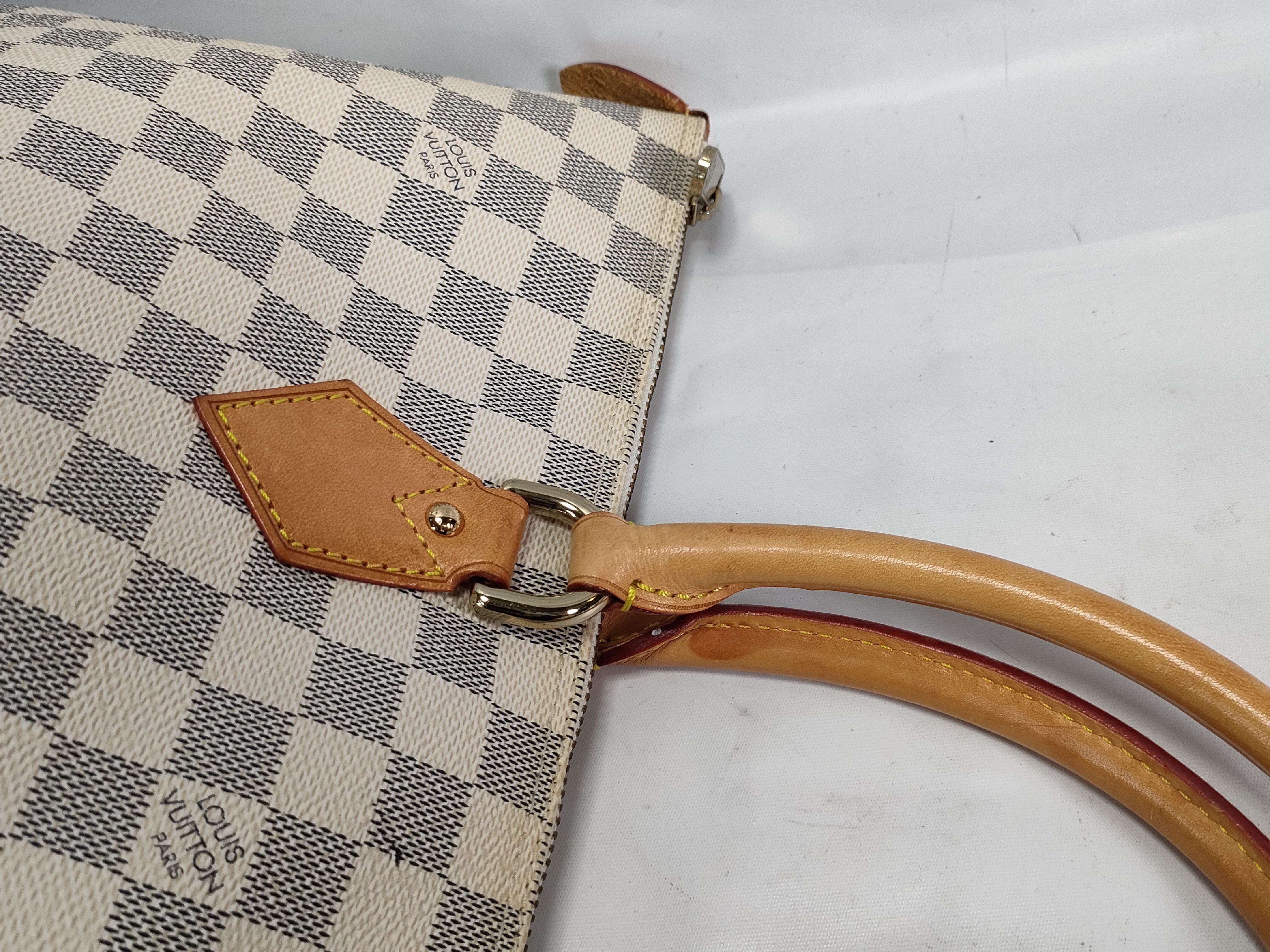 Damier Azur Saleya PM Tote Bag — view 5