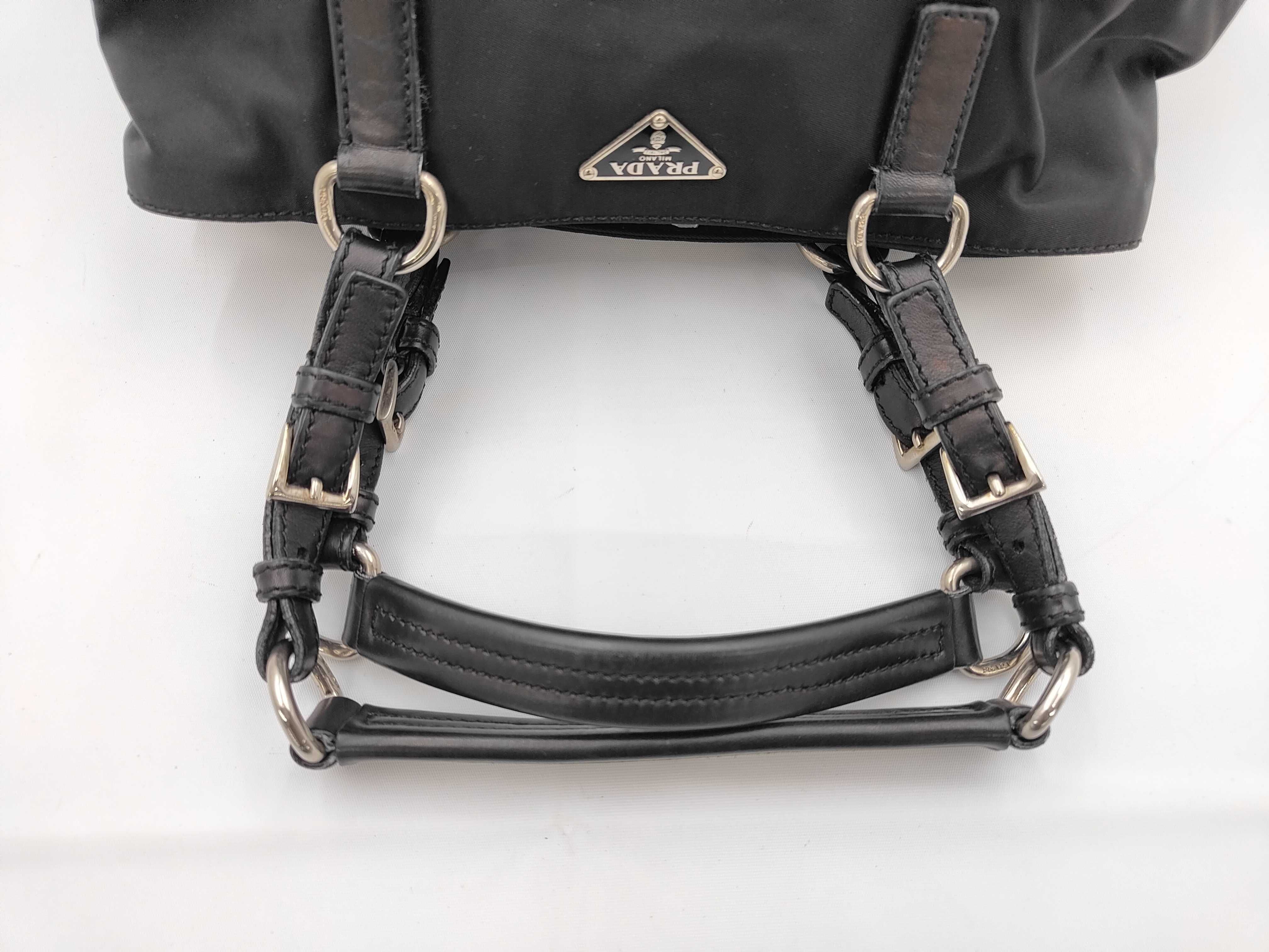 Nylon Handbag Black — view 3