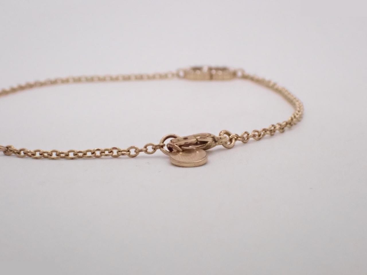 CD logo rhinestone bracelet, wrist circumference approximately 21.5 cm — view 3