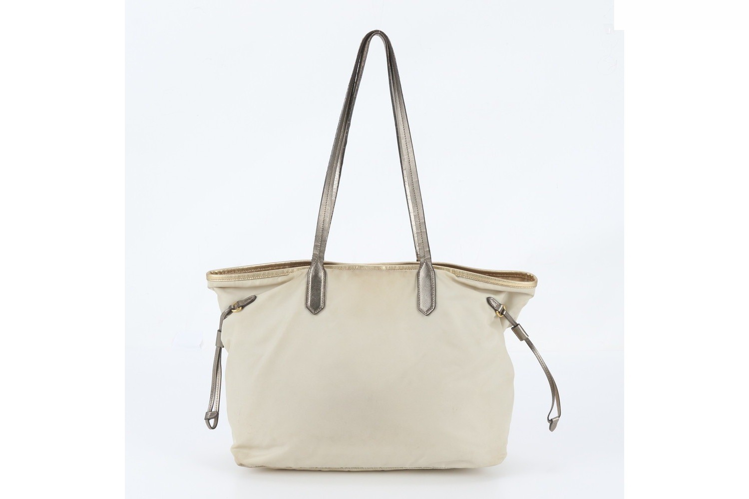 Tessuto Nylon Leather Tote Bag (Shoulder Bag) — view 3