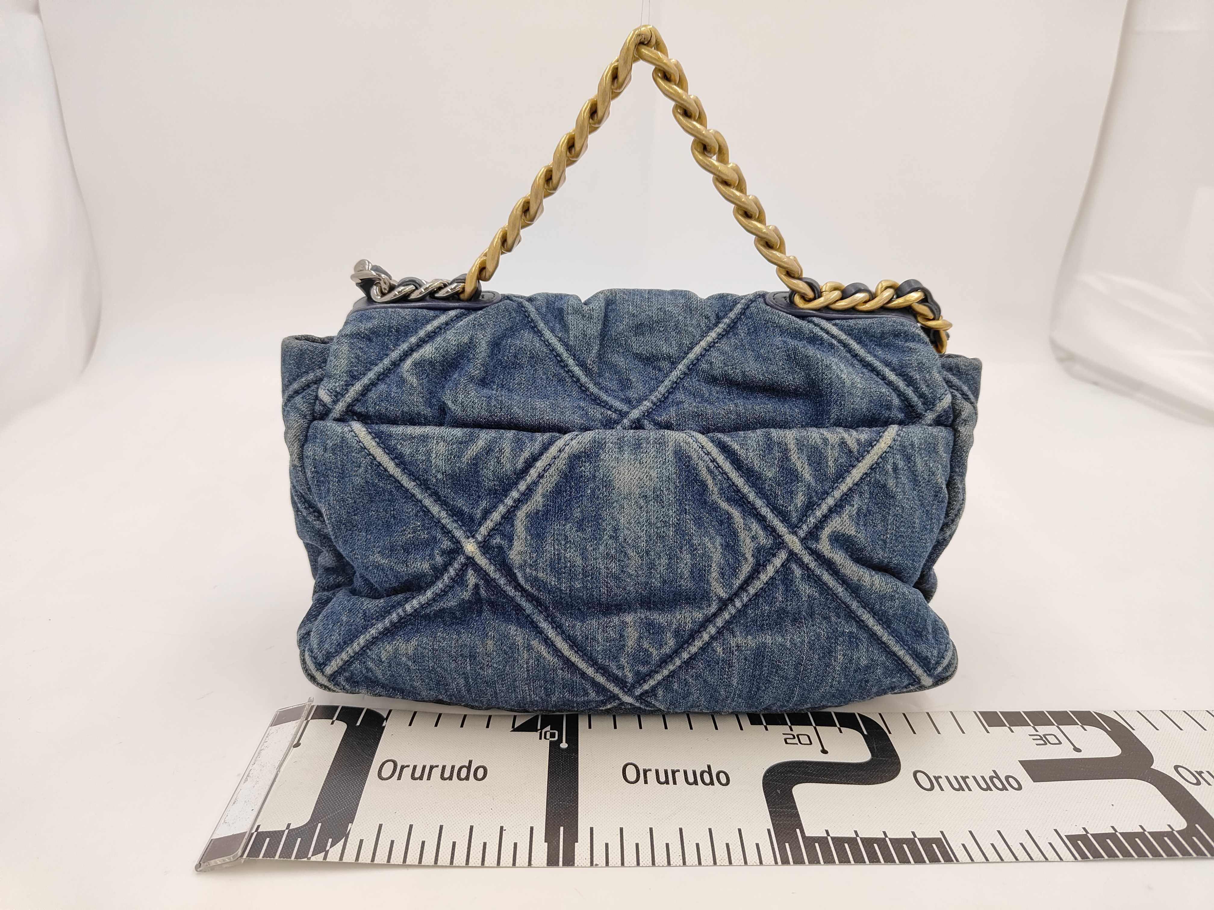 denim shoulder bag — view 2