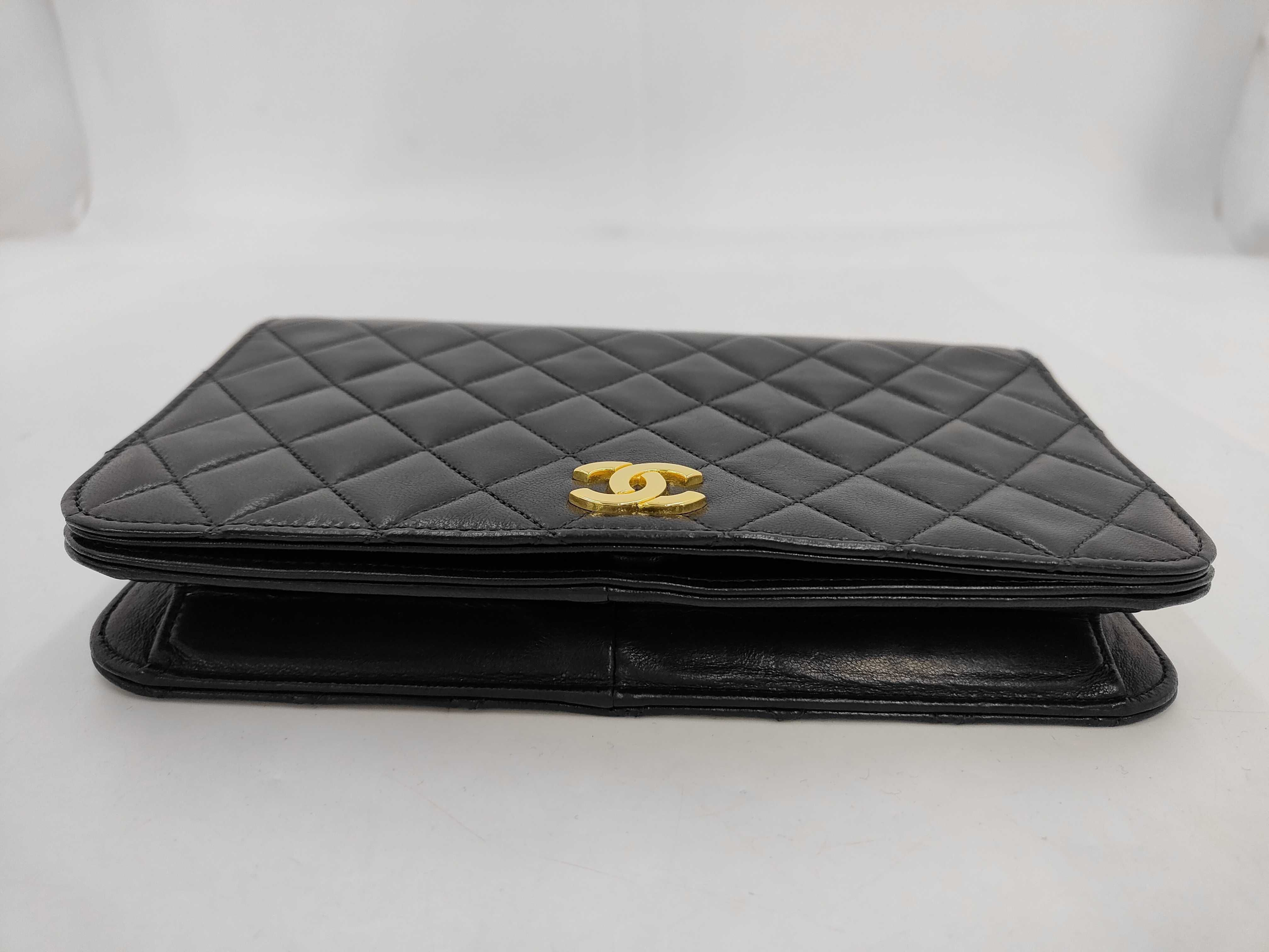 Matelassé Lambskin Push-Lock Chain Shoulder Bag (with seal) — view 3
