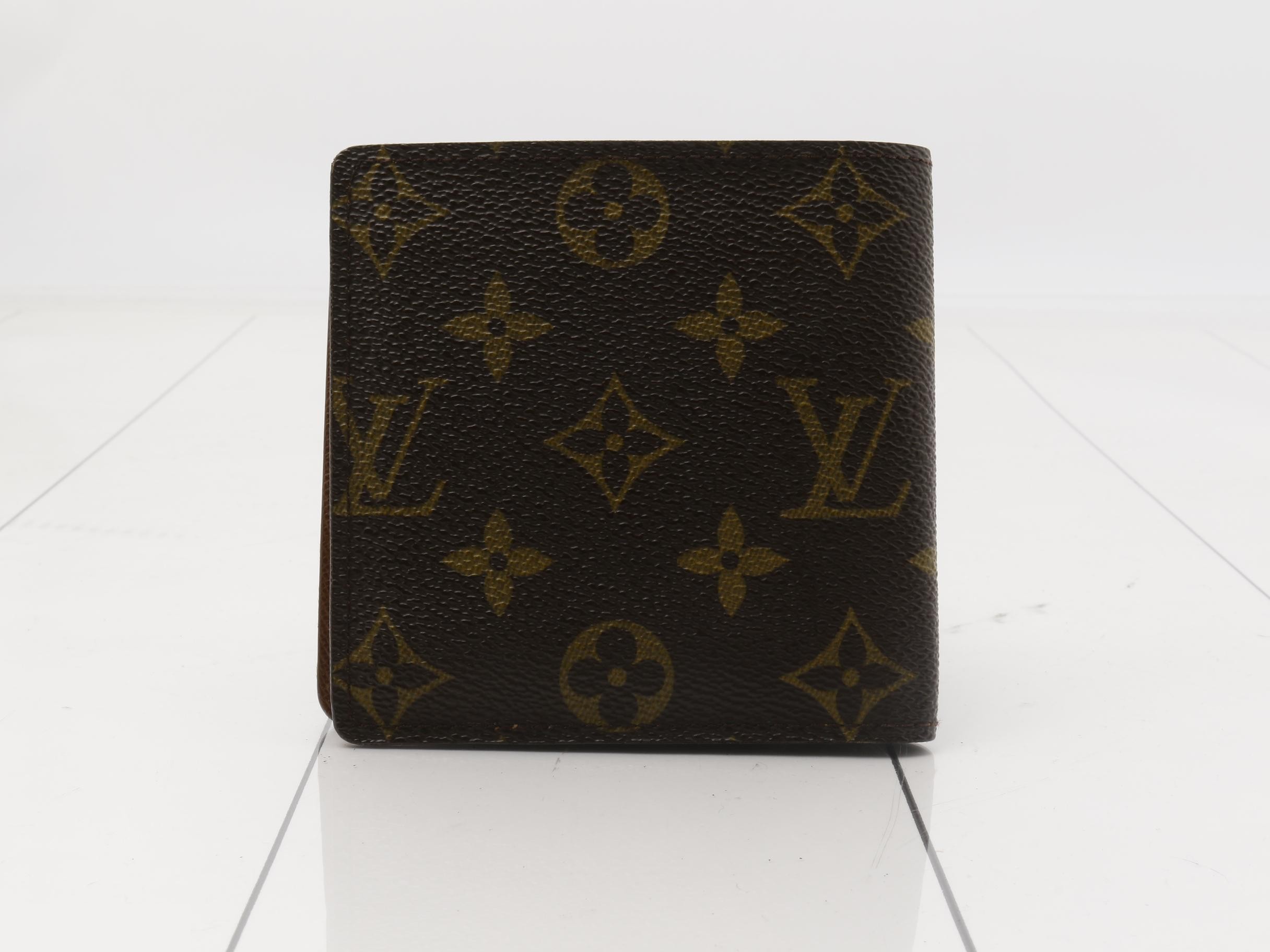 M61675 Portefeuille Marco Bi-fold Wallet, Monogram, Brown — view 2