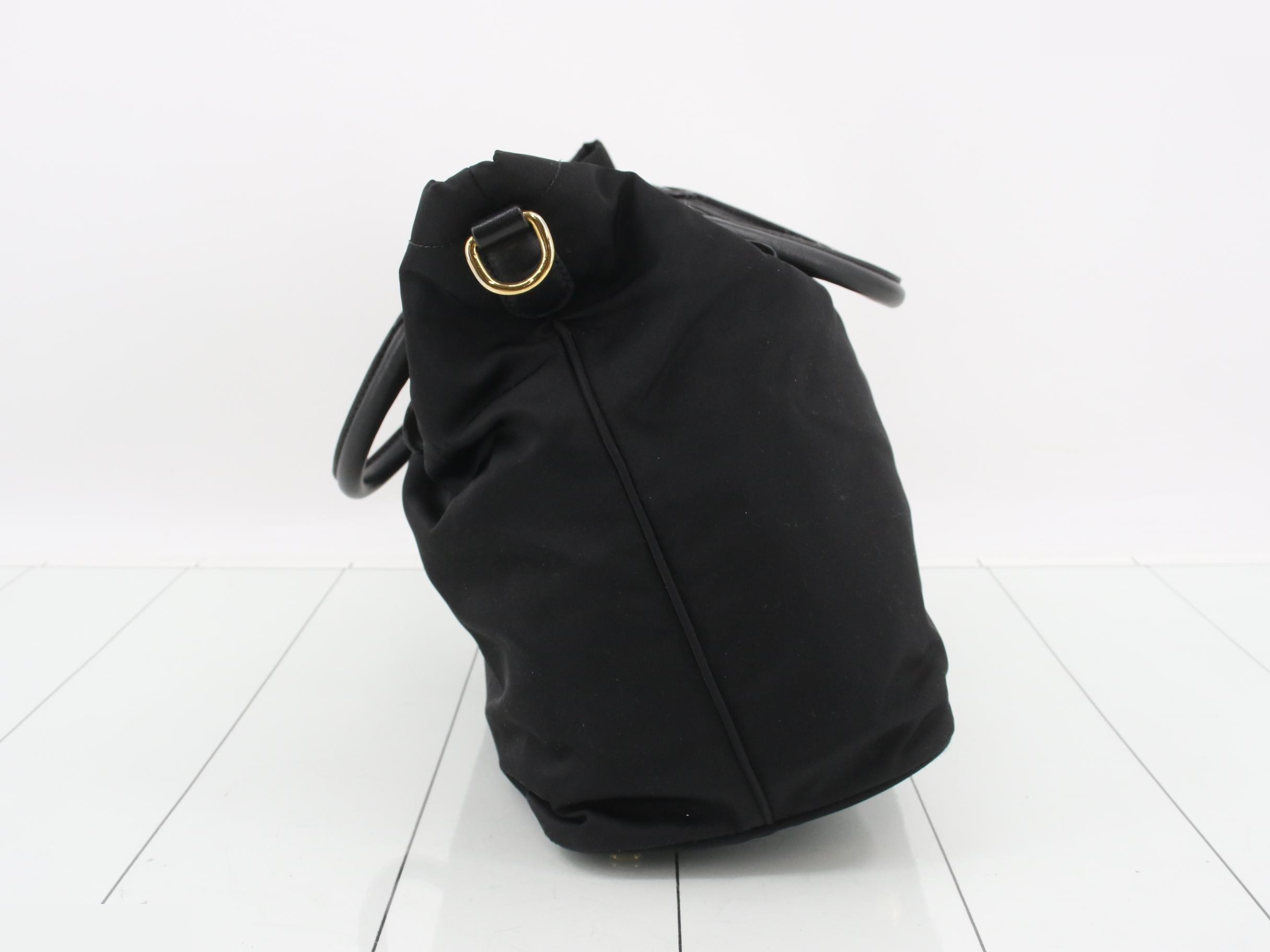 BN1902 Nylon * Leather 2-Way Shoulder Bag — view 4