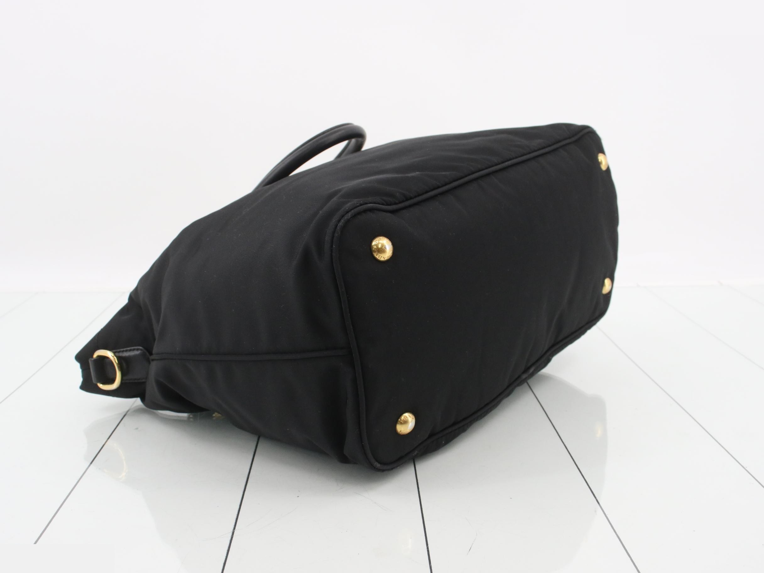 BN1902 Nylon * Leather 2-Way Shoulder Bag — view 5