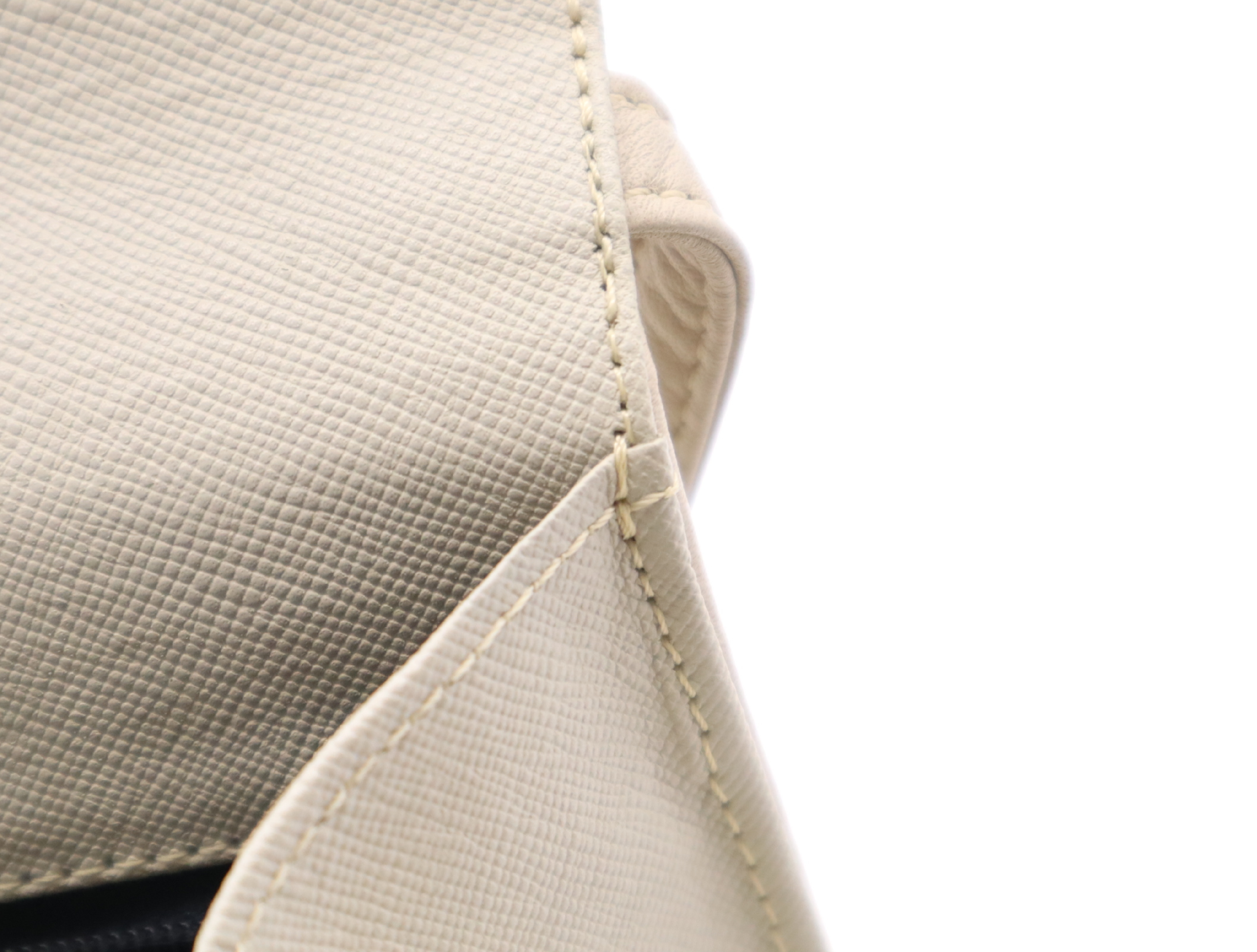 PVC Shoulder Bag, Ivory — view 13