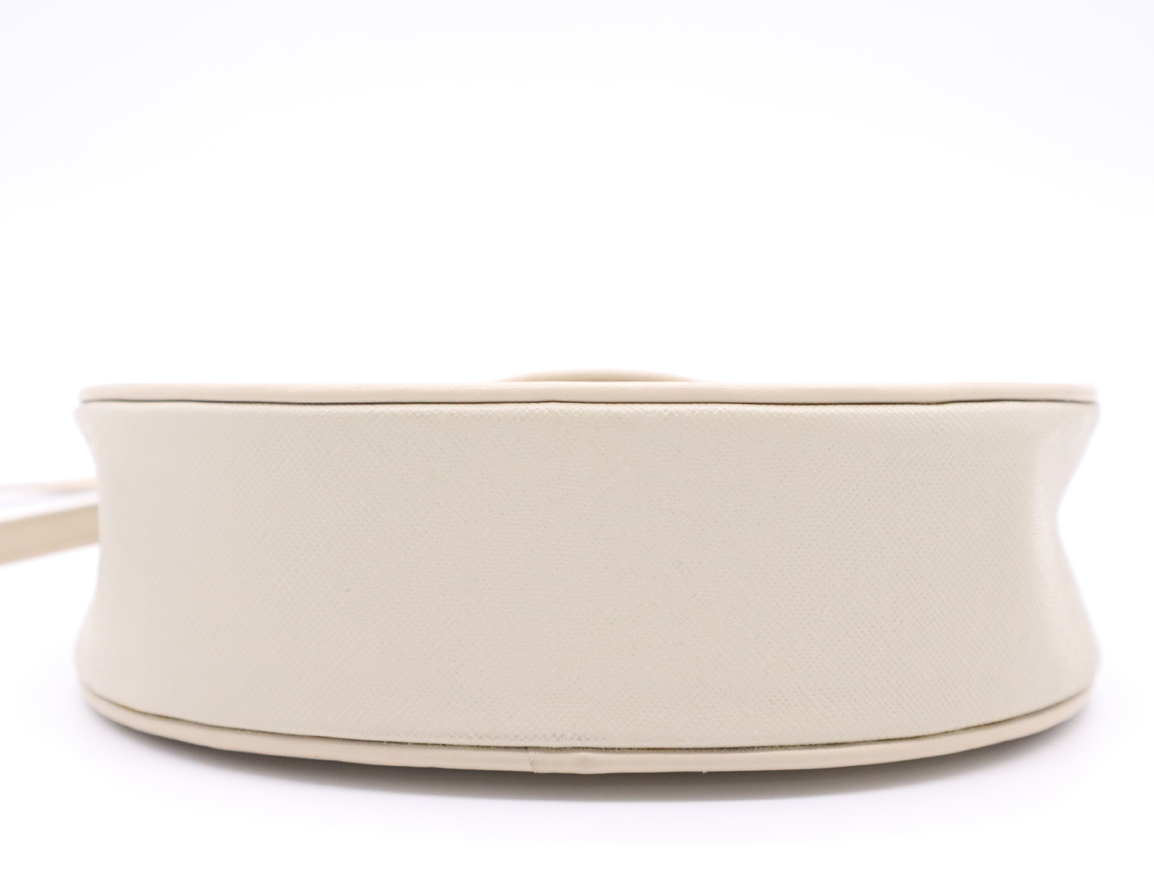 PVC Shoulder Bag, Ivory — view 4