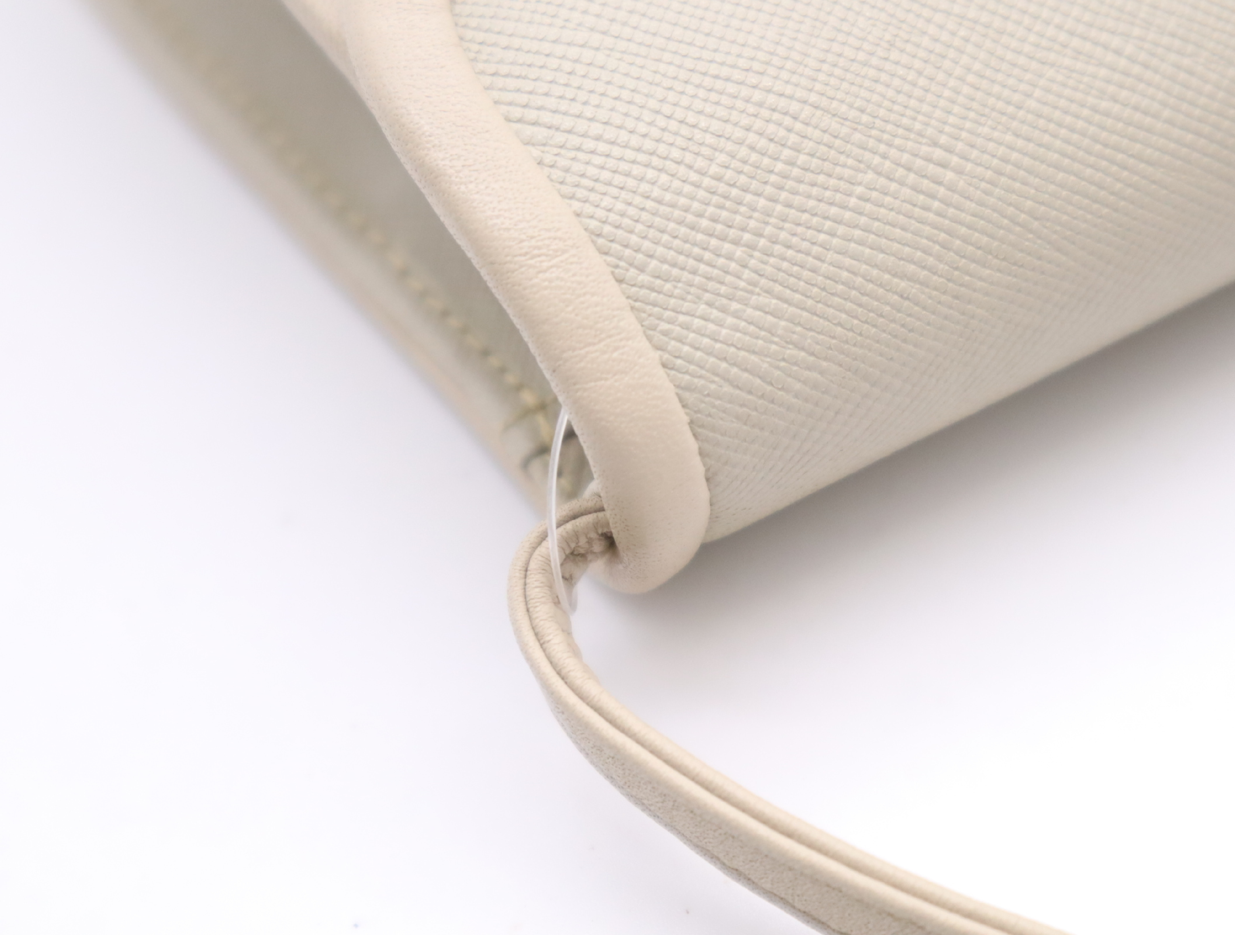 PVC Shoulder Bag, Ivory — view 8
