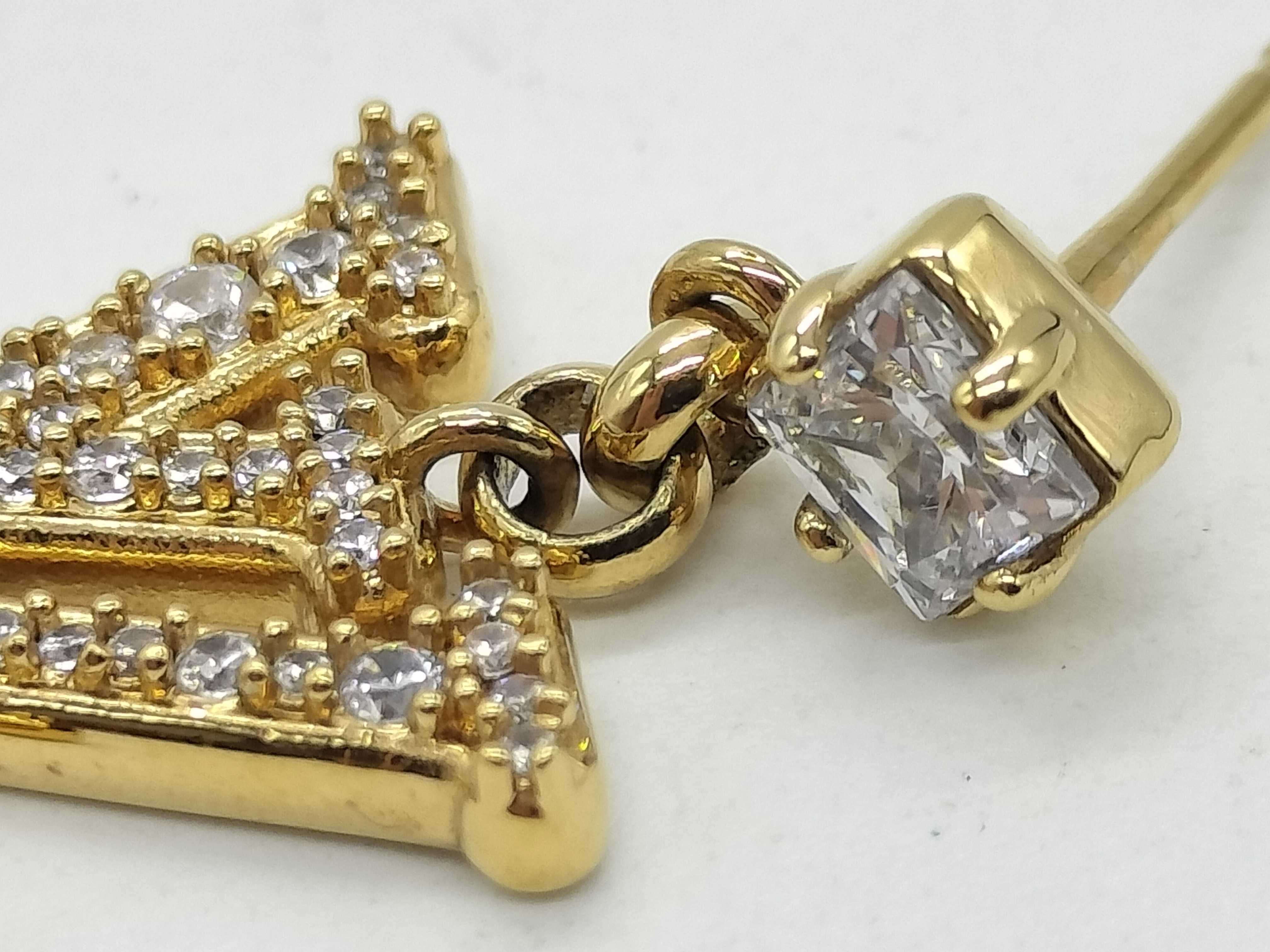 M01844 Lady LV Rhinestone Earrings — view 8