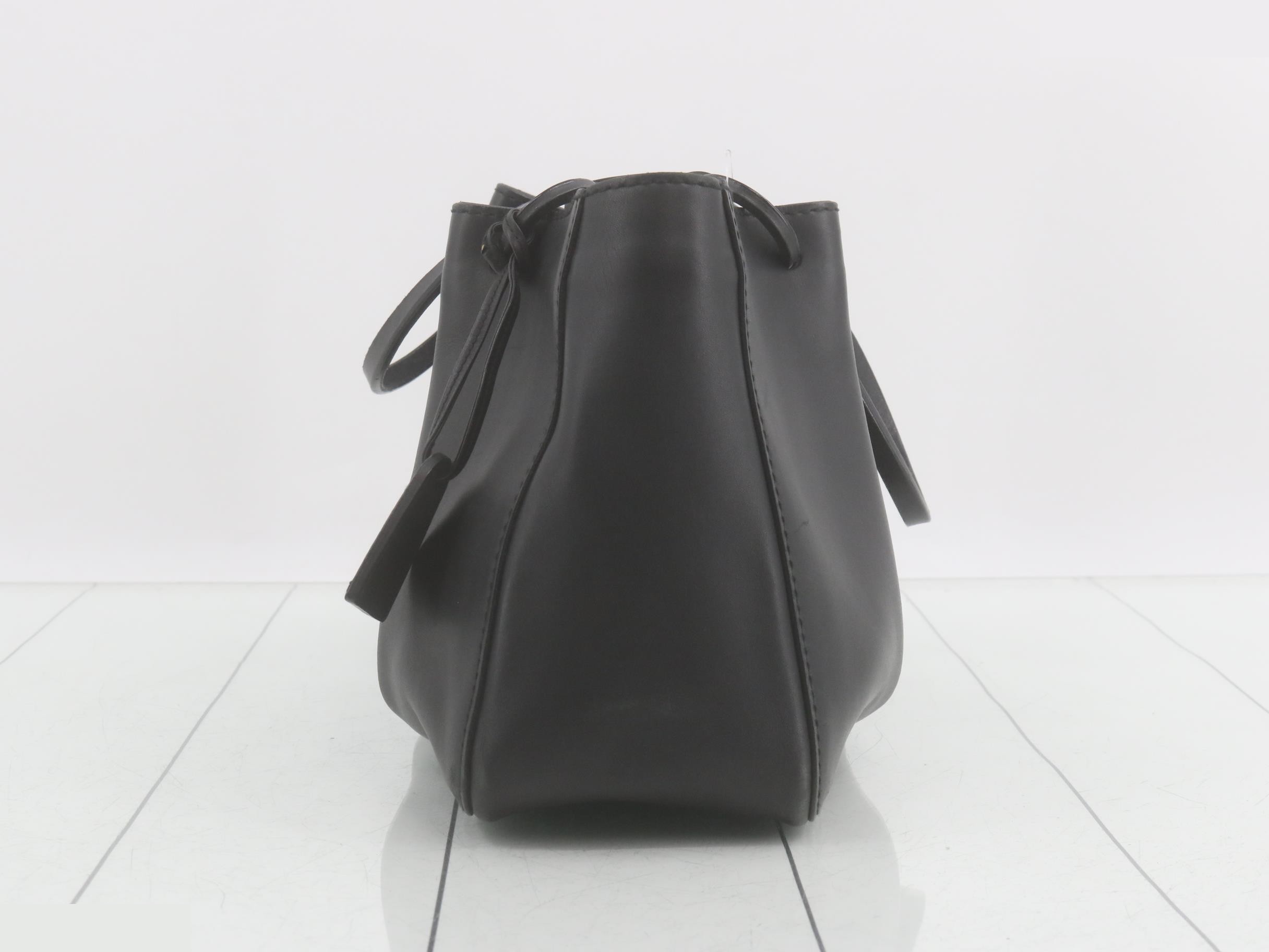handbag vintage leather black — view 3