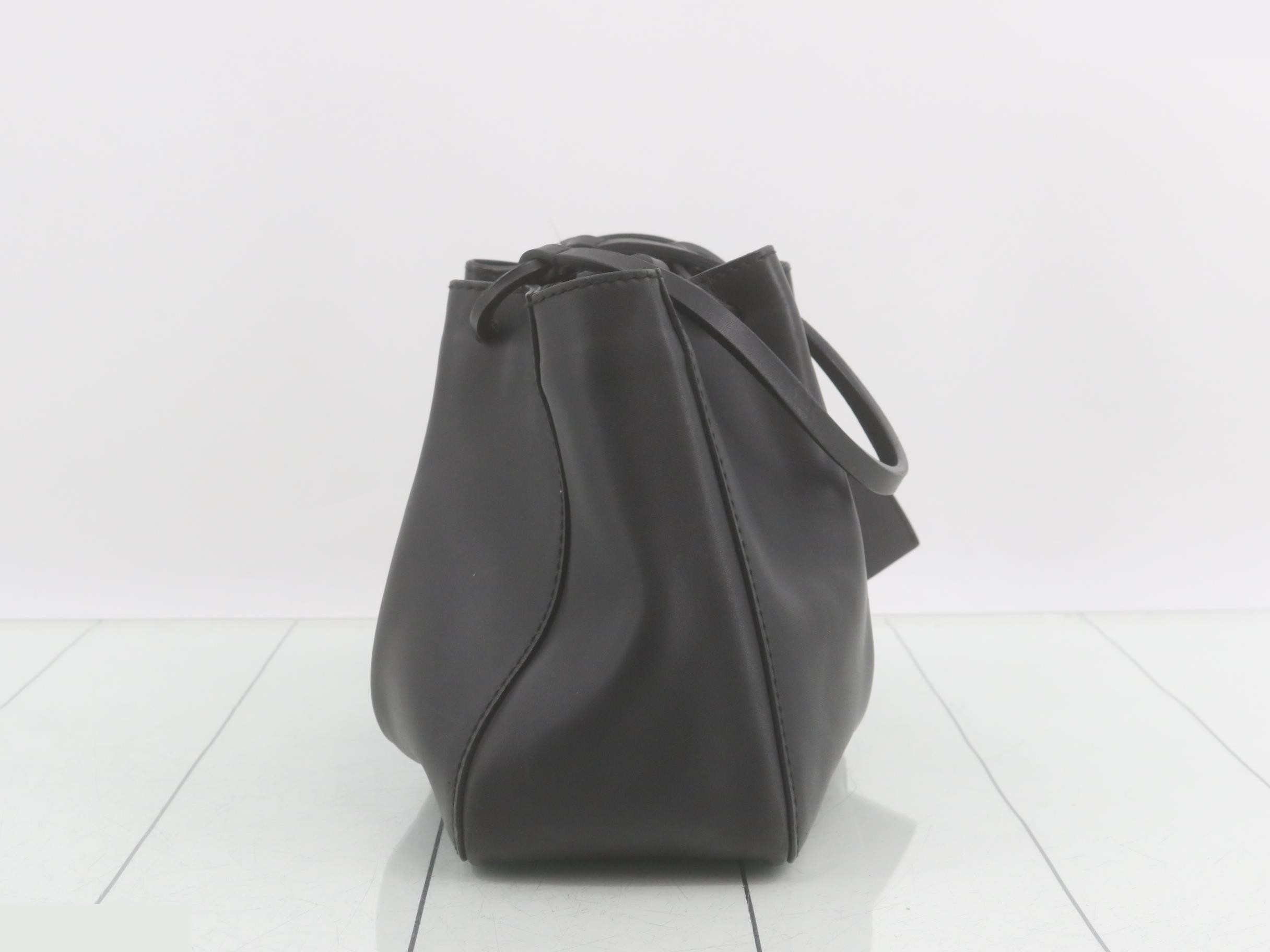 handbag vintage leather black — view 4