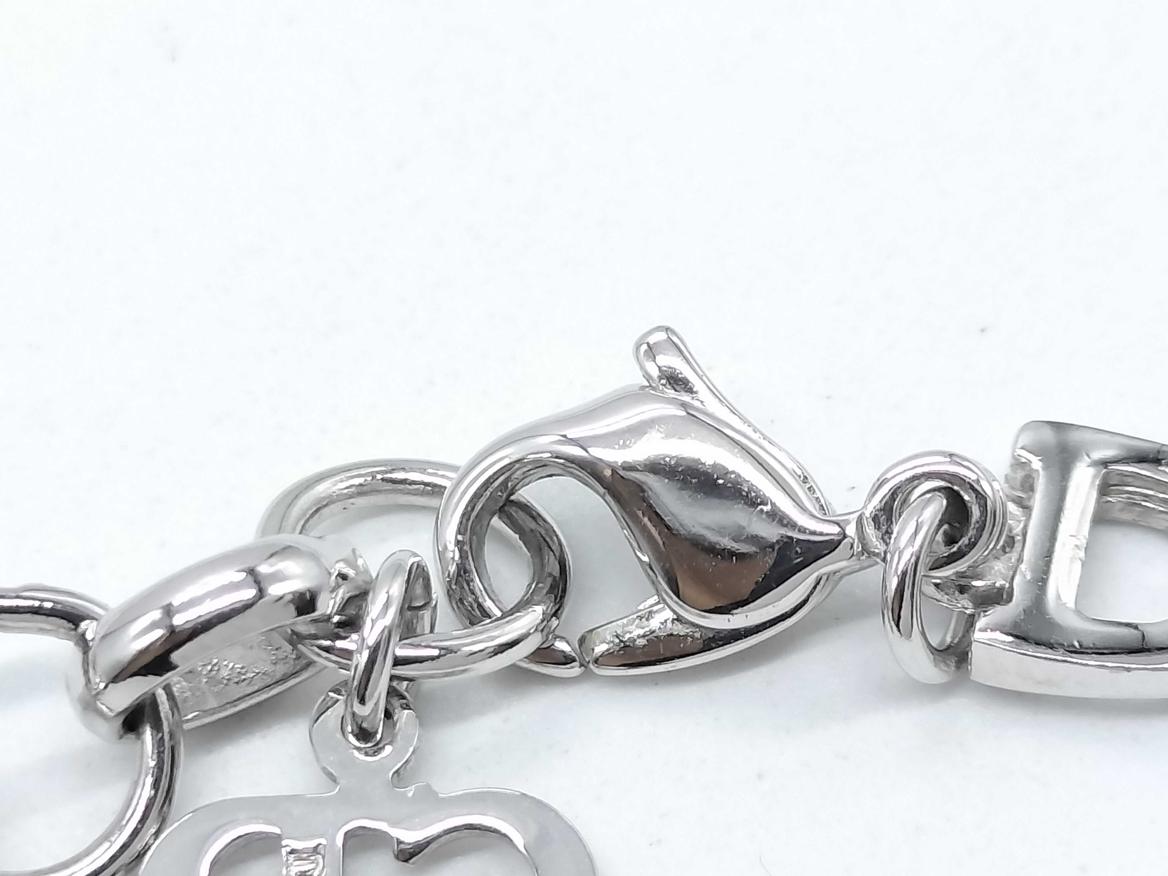 Logo Necklace Silver Necklace — view 4