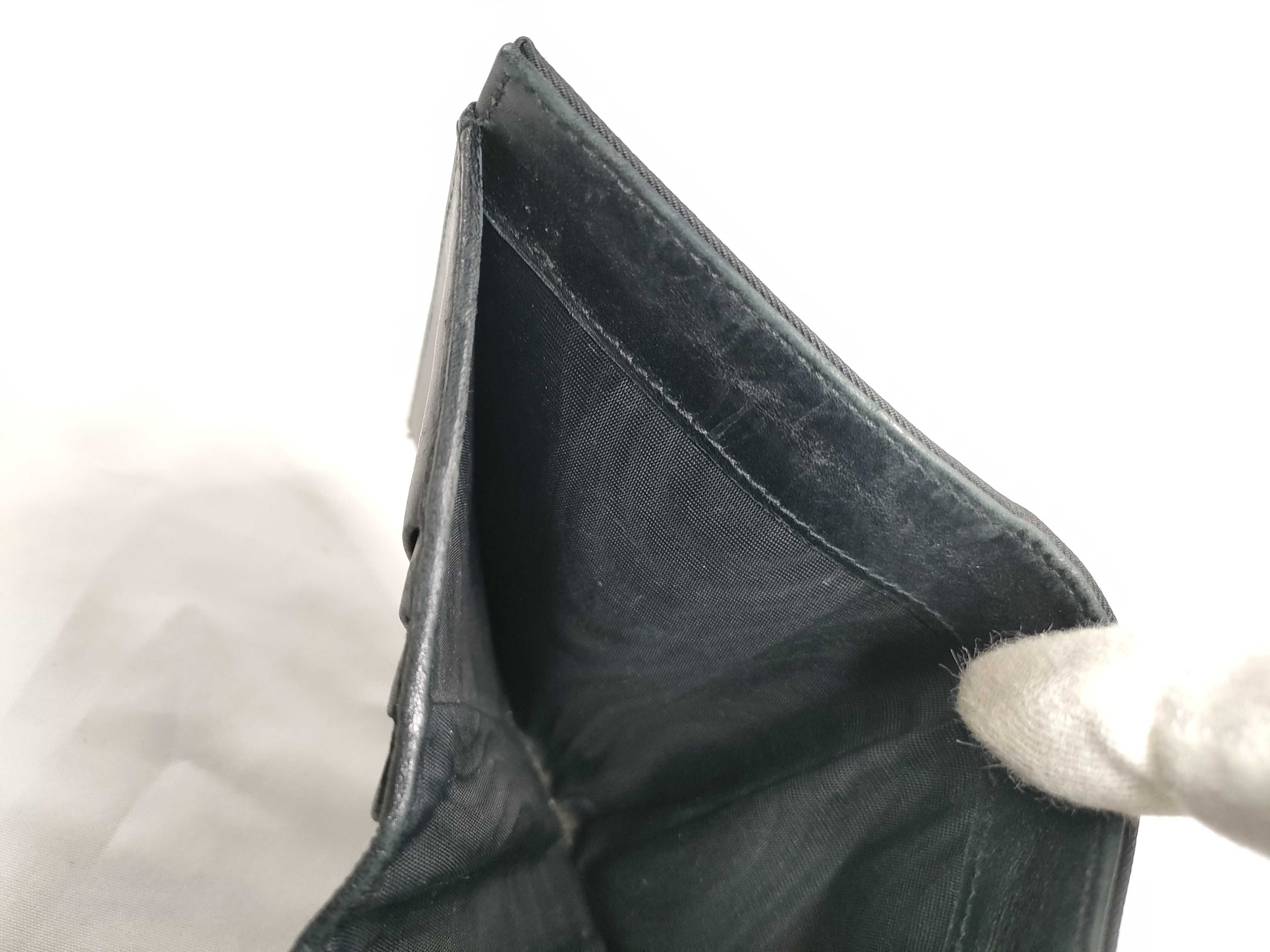 Nylon x Leather Tri-fold Wallet — view 11