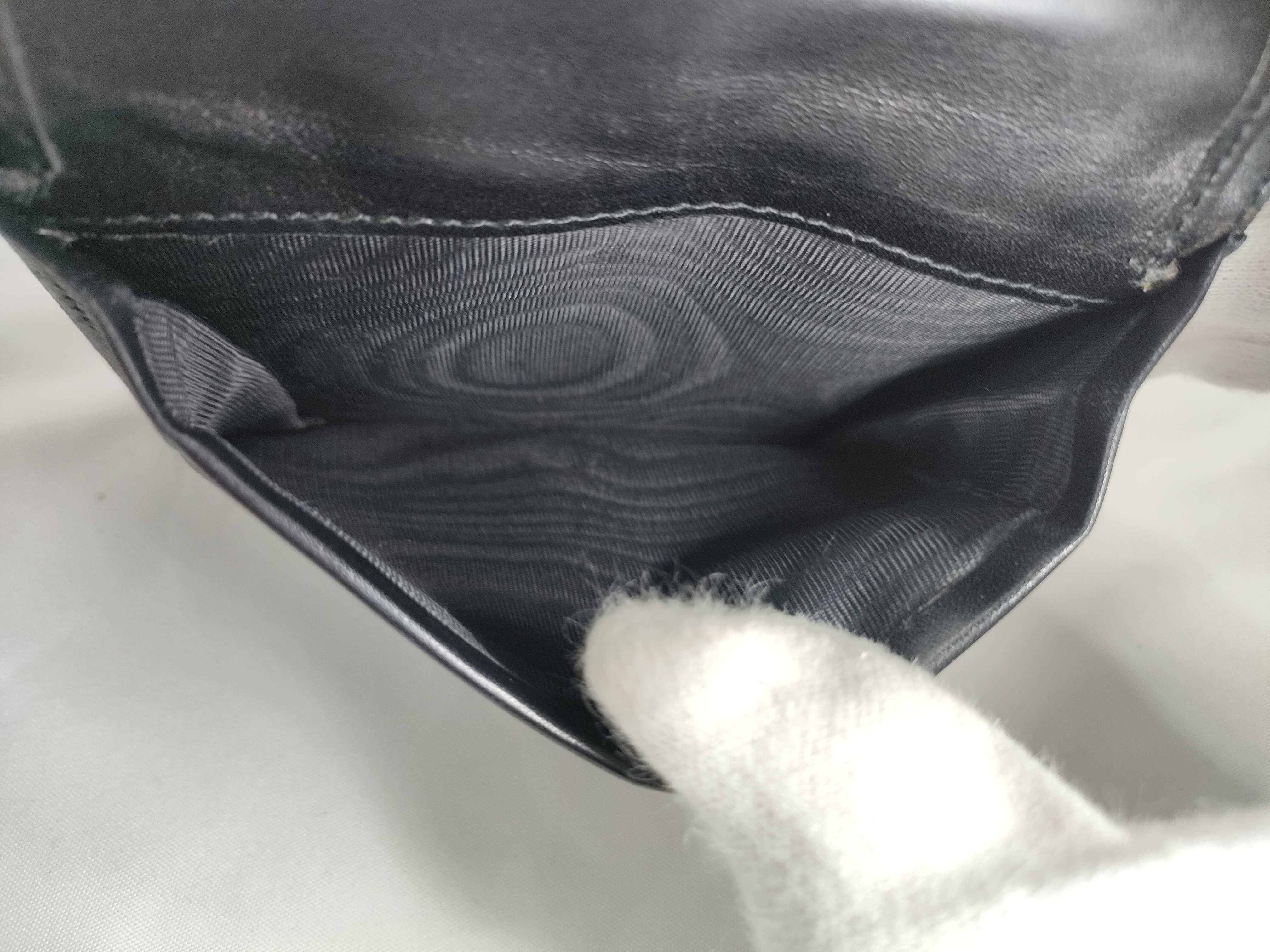 Nylon x Leather Tri-fold Wallet — view 12