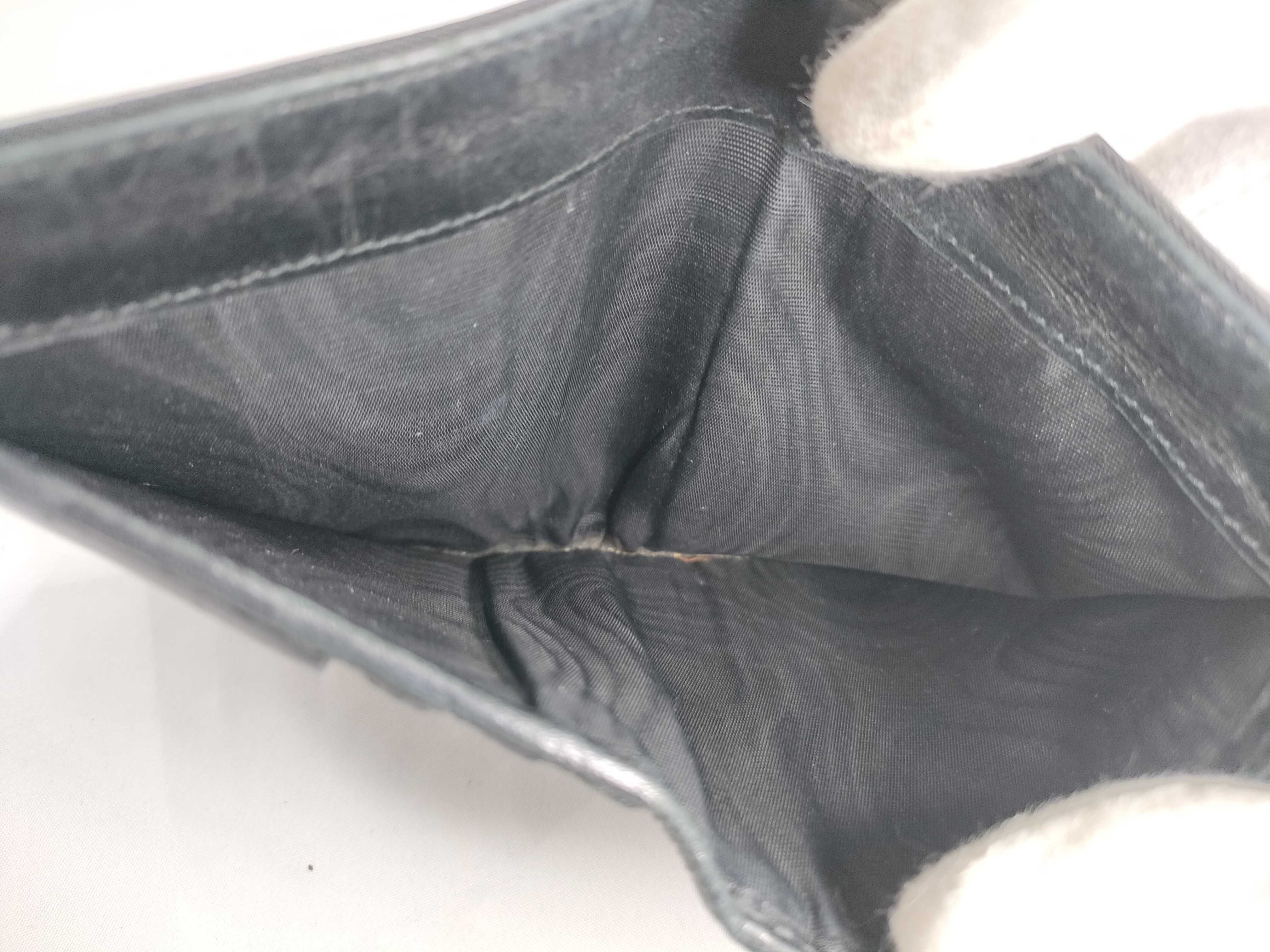 Nylon x Leather Tri-fold Wallet — view 10