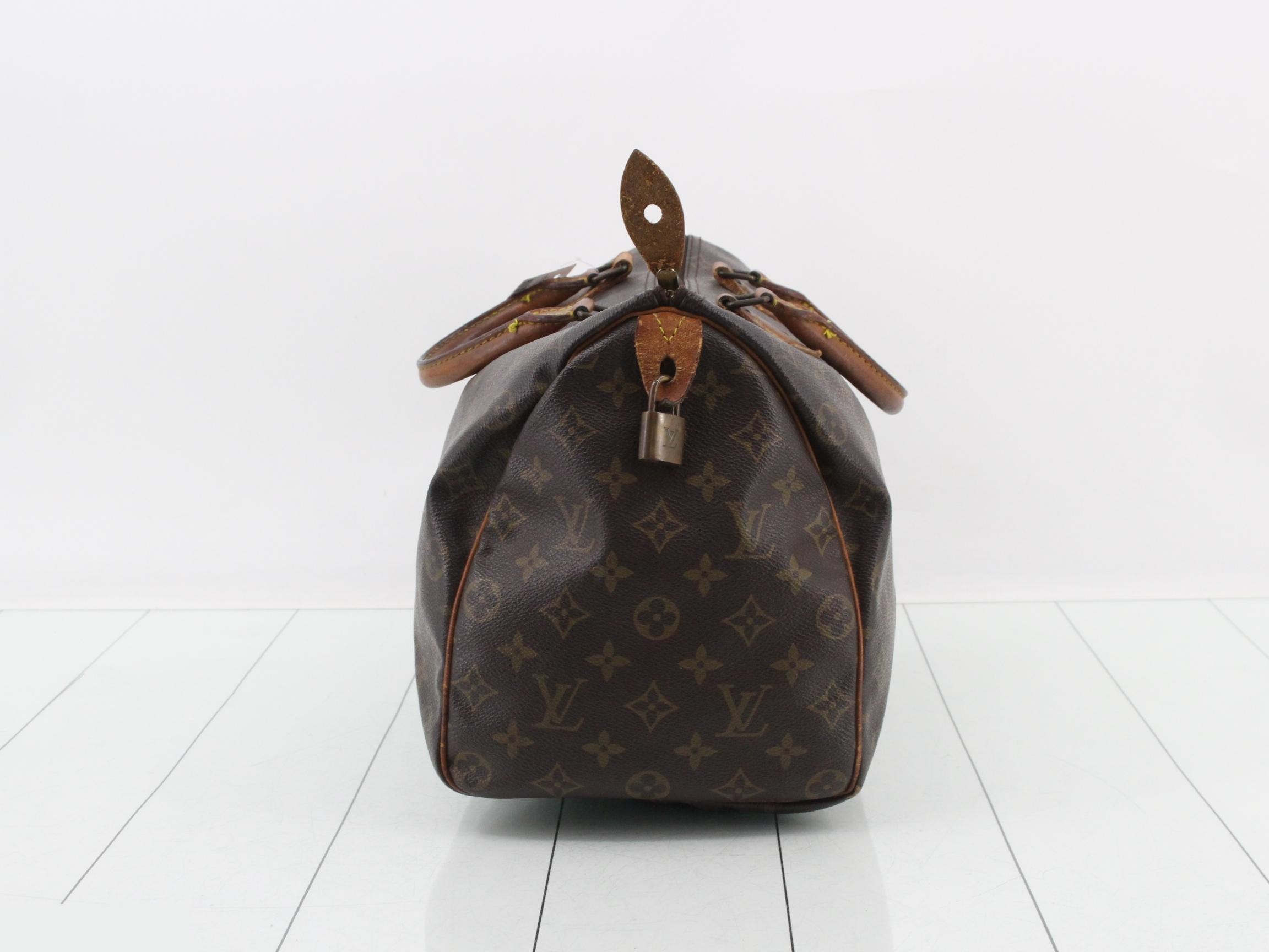 Speedy 30 Monogram Brown Handbag — view 3