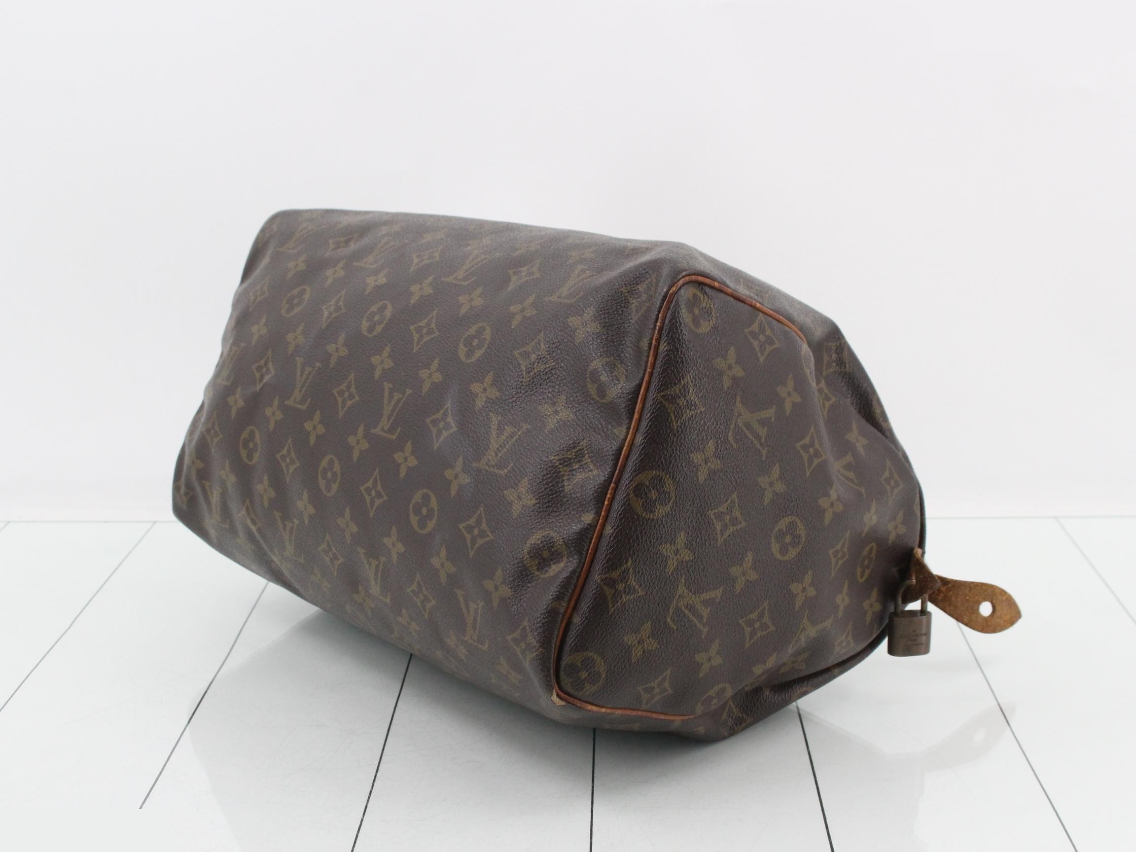 Speedy 30 Monogram Brown Handbag — view 6