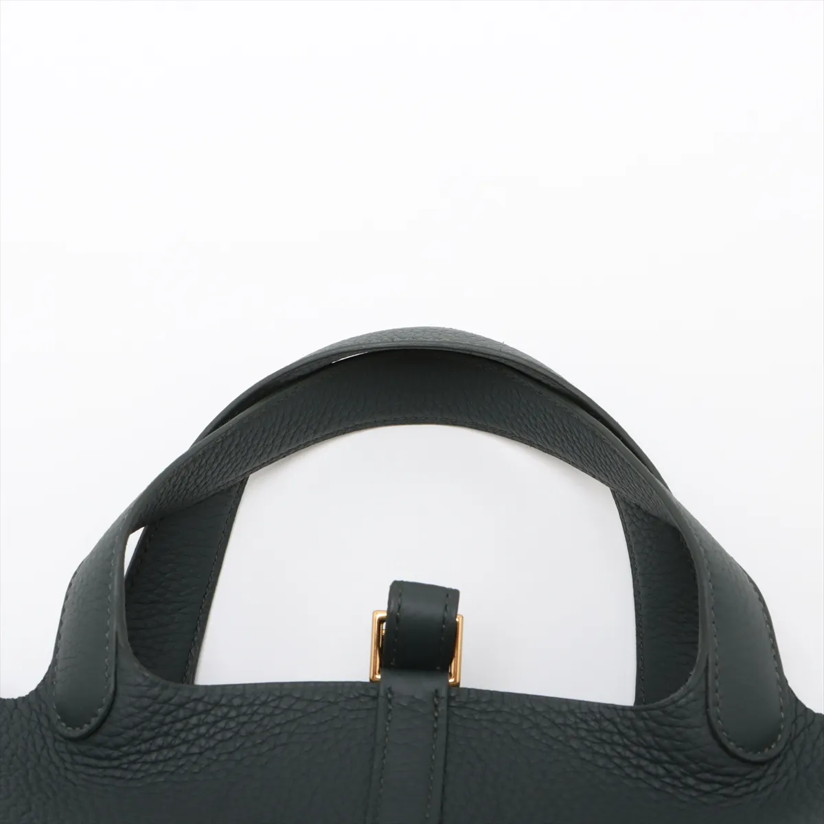 [Individually wrapped] Hermes Picotan Lock 18 PM Taurillon Clemence Vert Mangrove Gold Hardware K:2025 — view 6