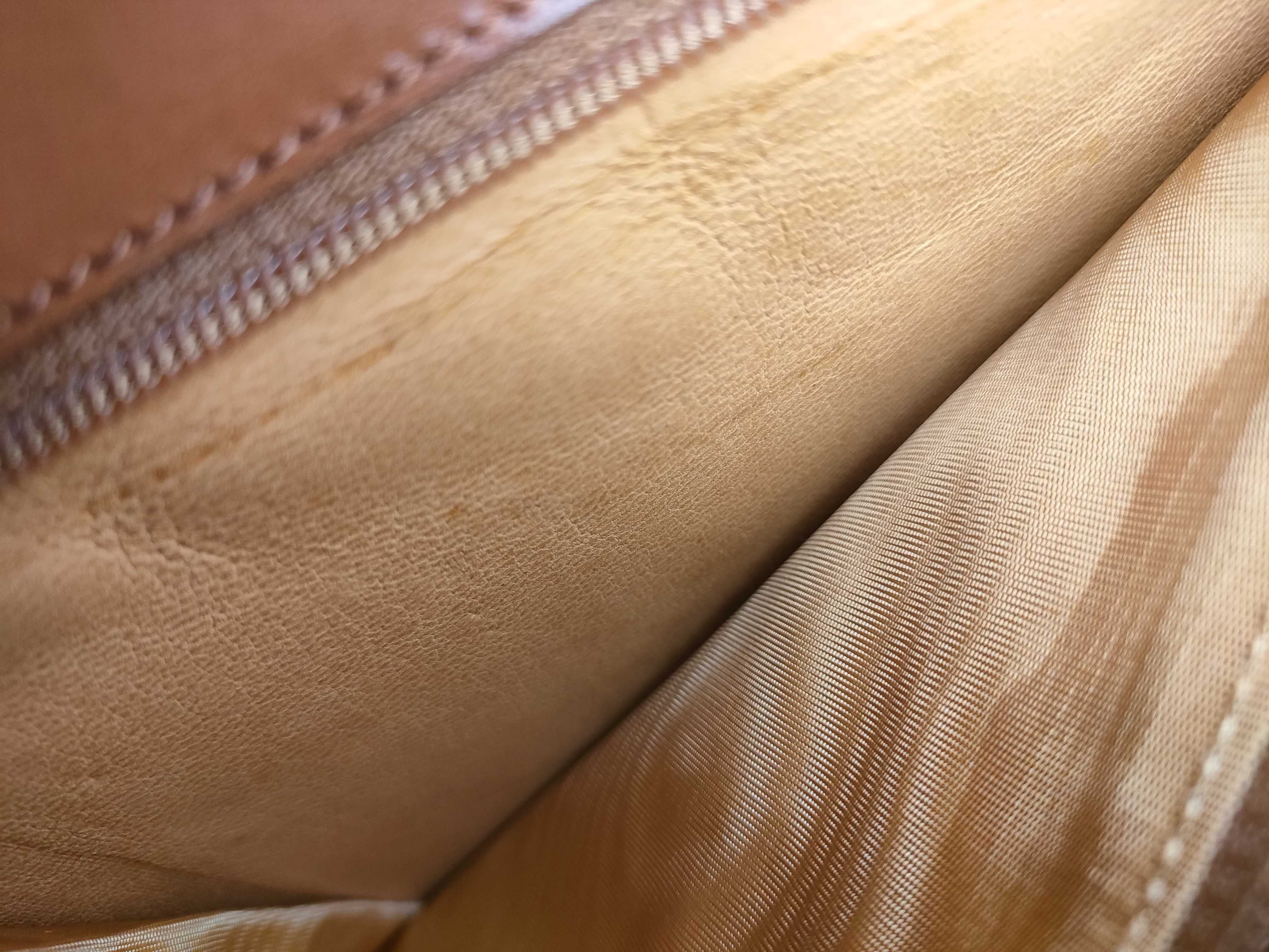 Bamboo Leather Handbag, Beige, 000 01 0633 (Handbag) — view 12